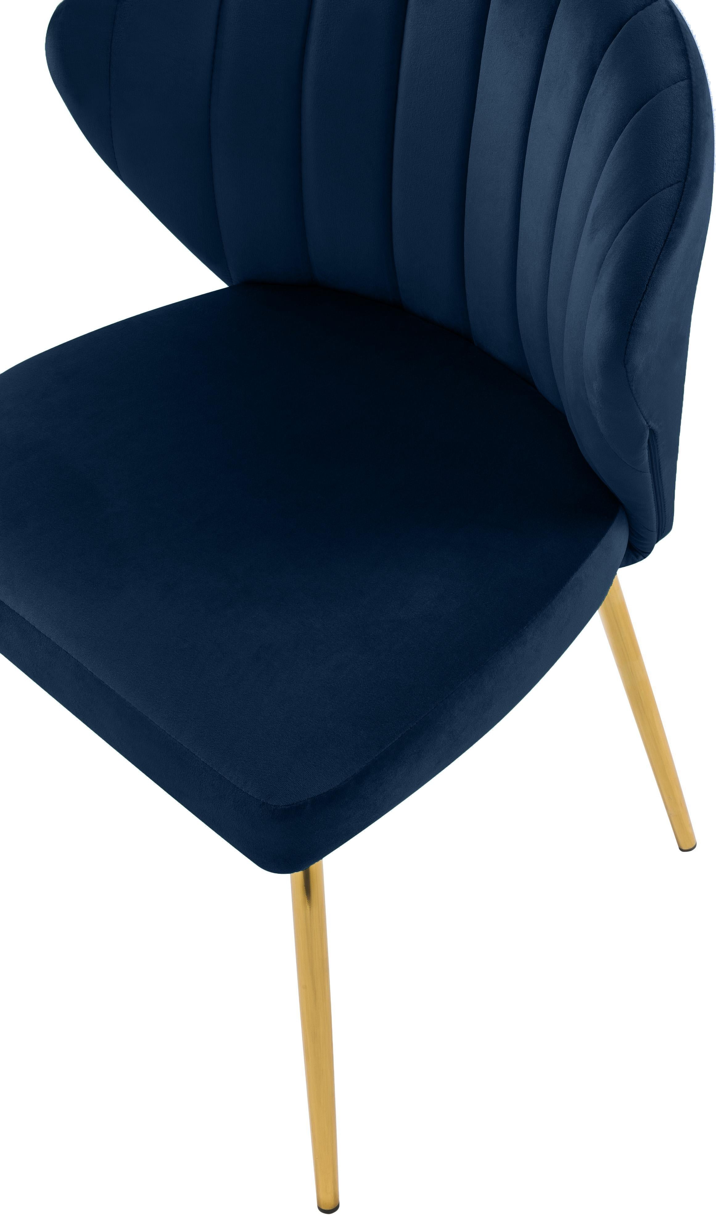 Finley Navy Velvet Dining Chair - Luxury Home Furniture (MI)