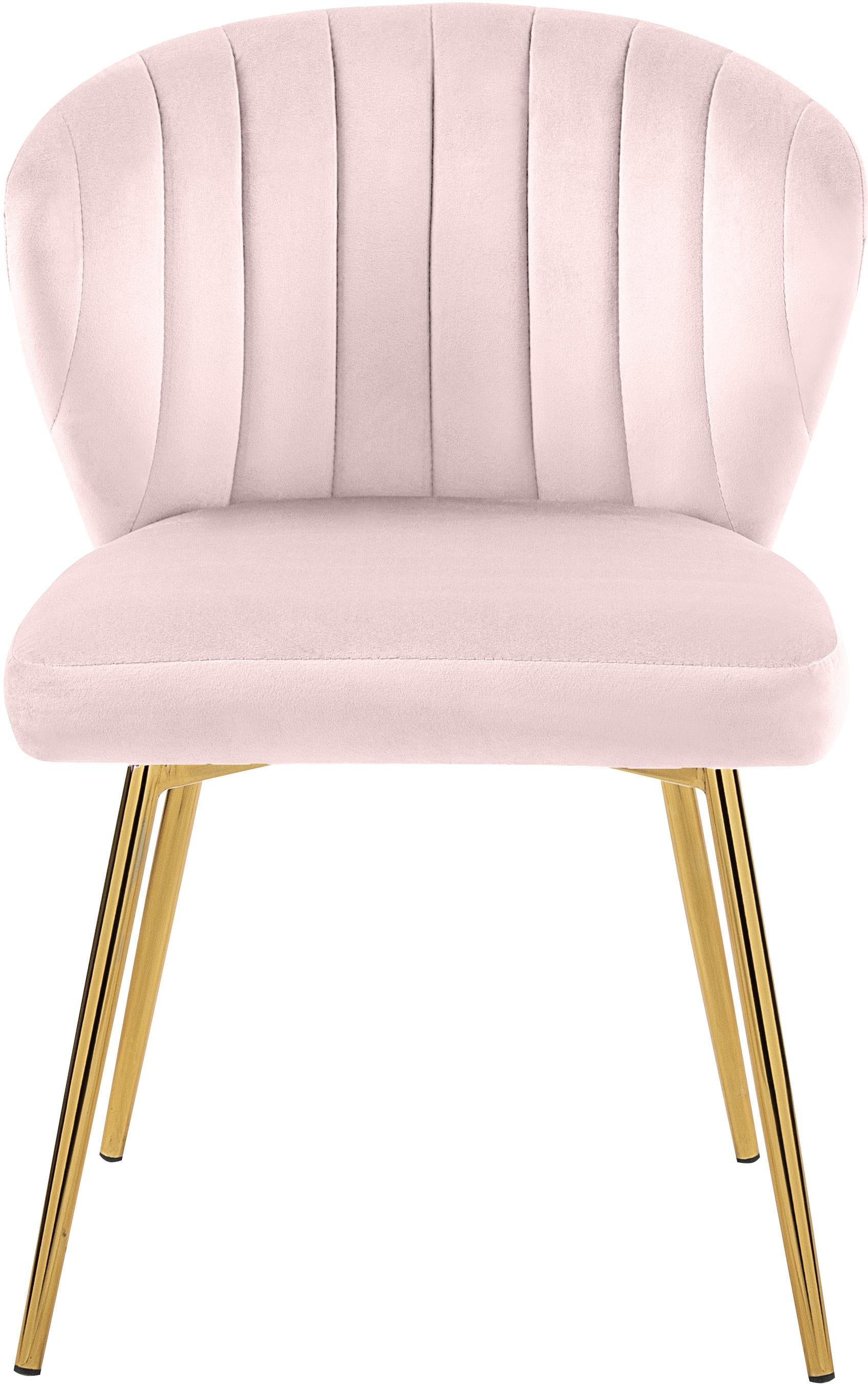 Finley Pink Velvet Dining Chair