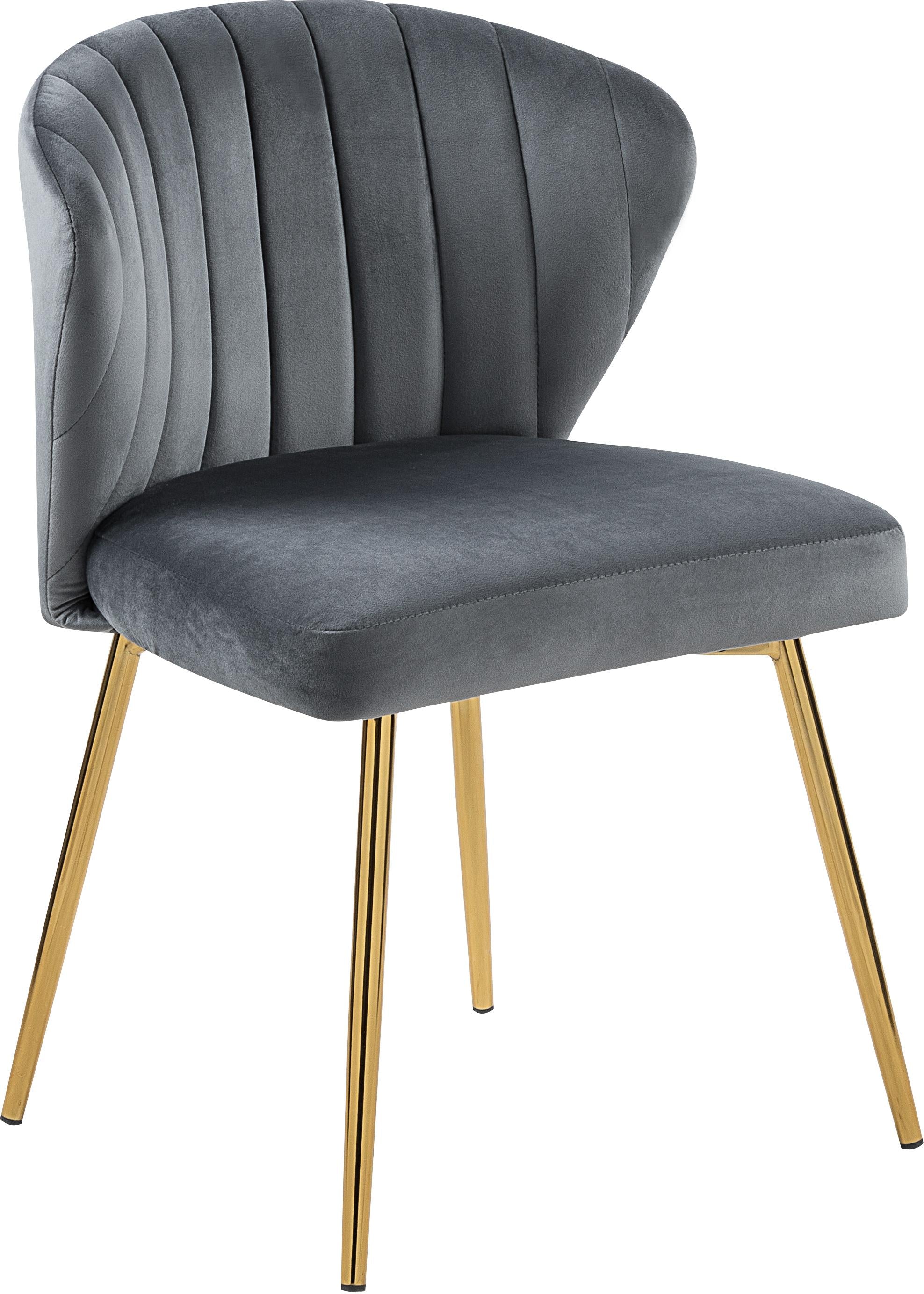 Finley Grey Velvet Dining Chair - Luxury Home Furniture (MI)