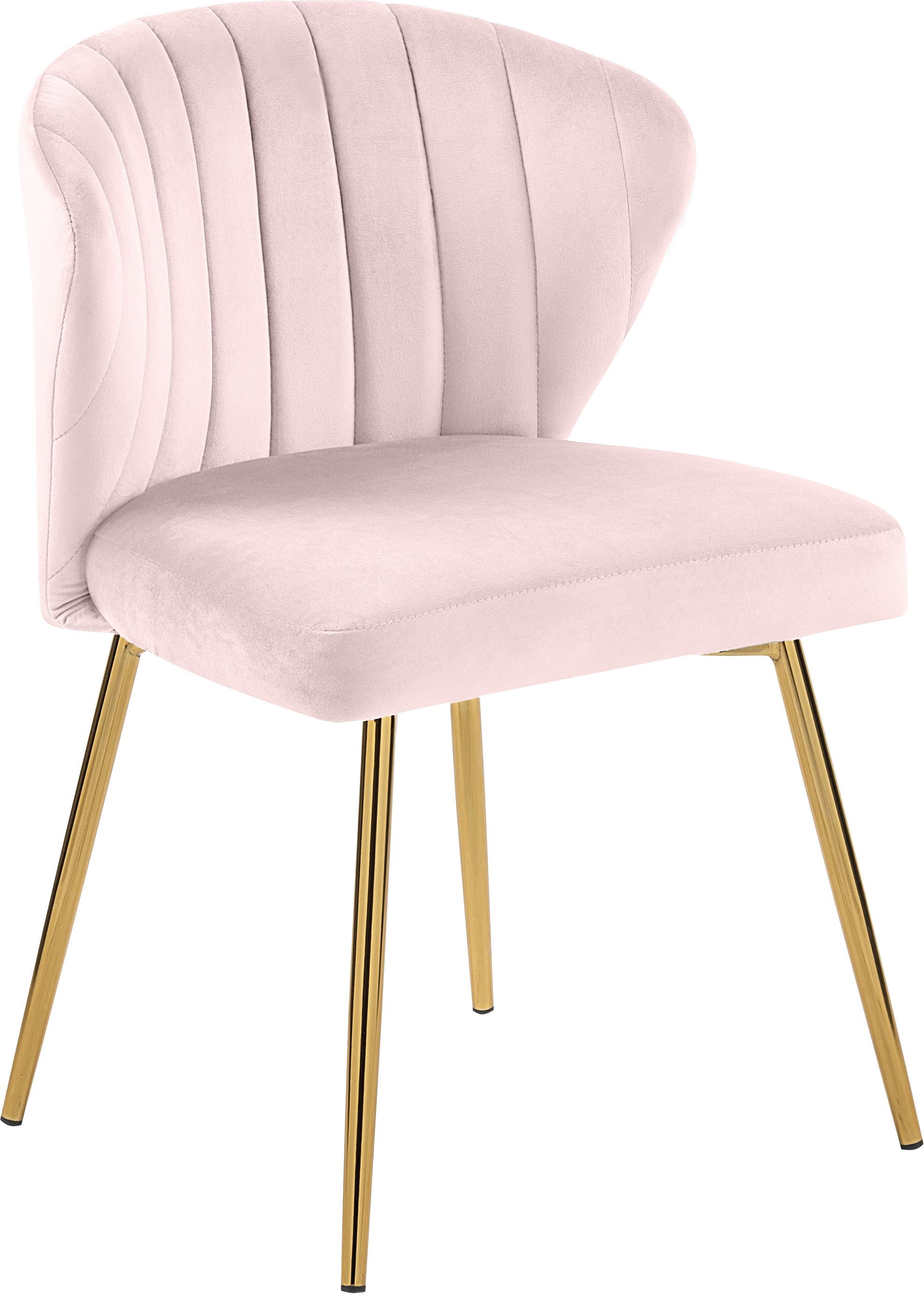 Finley Pink Velvet Dining Chair - Luxury Home Furniture (MI)