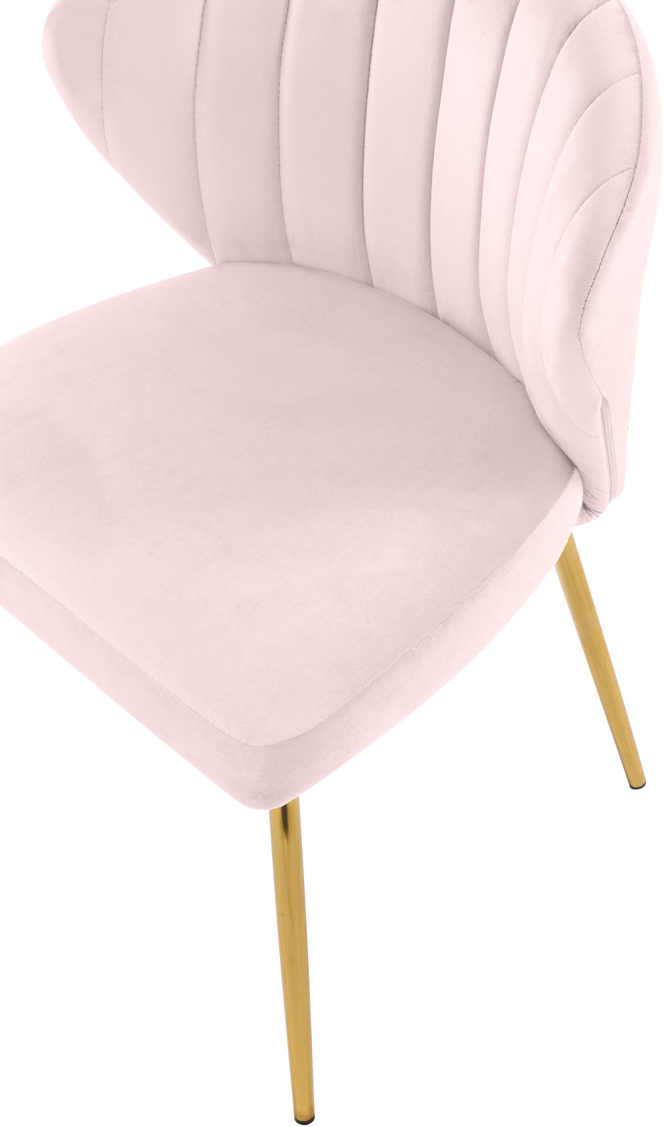 Finley Pink Velvet Dining Chair - Luxury Home Furniture (MI)