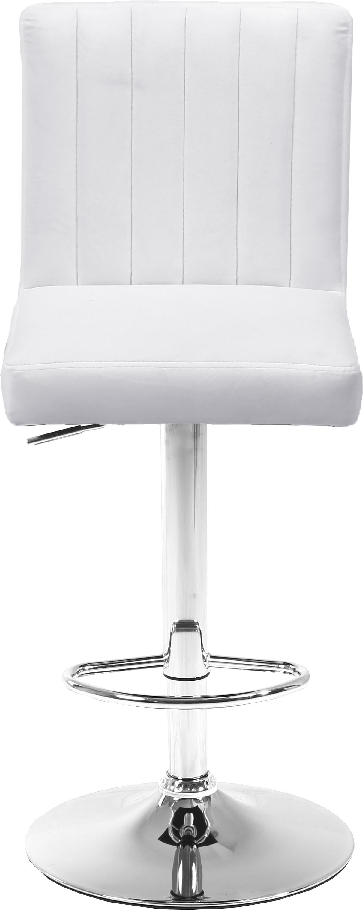 Joel White Velvet Adjustable Stool - Luxury Home Furniture (MI)