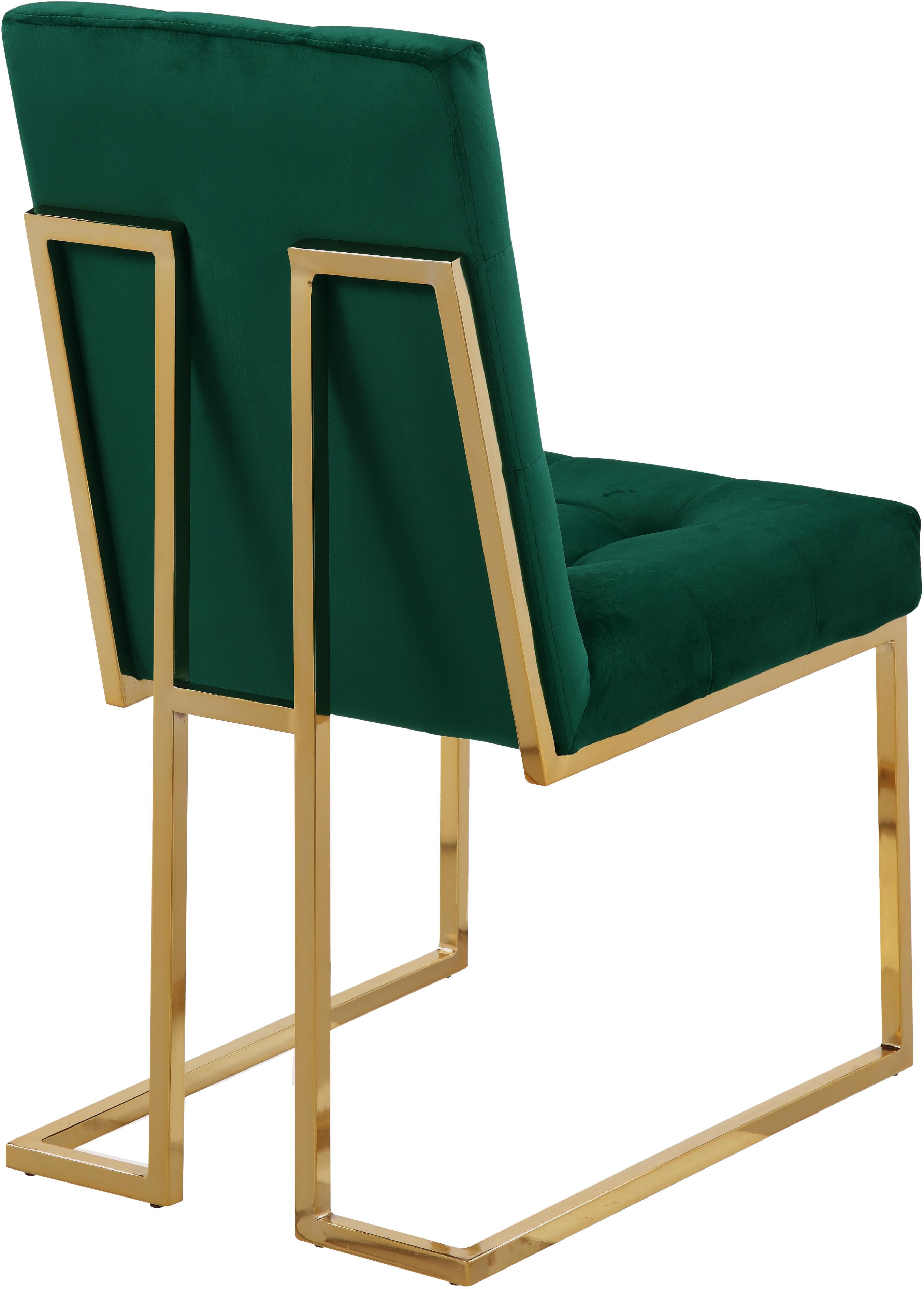 Pierre Green Velvet Dining Chair - Luxury Home Furniture (MI)