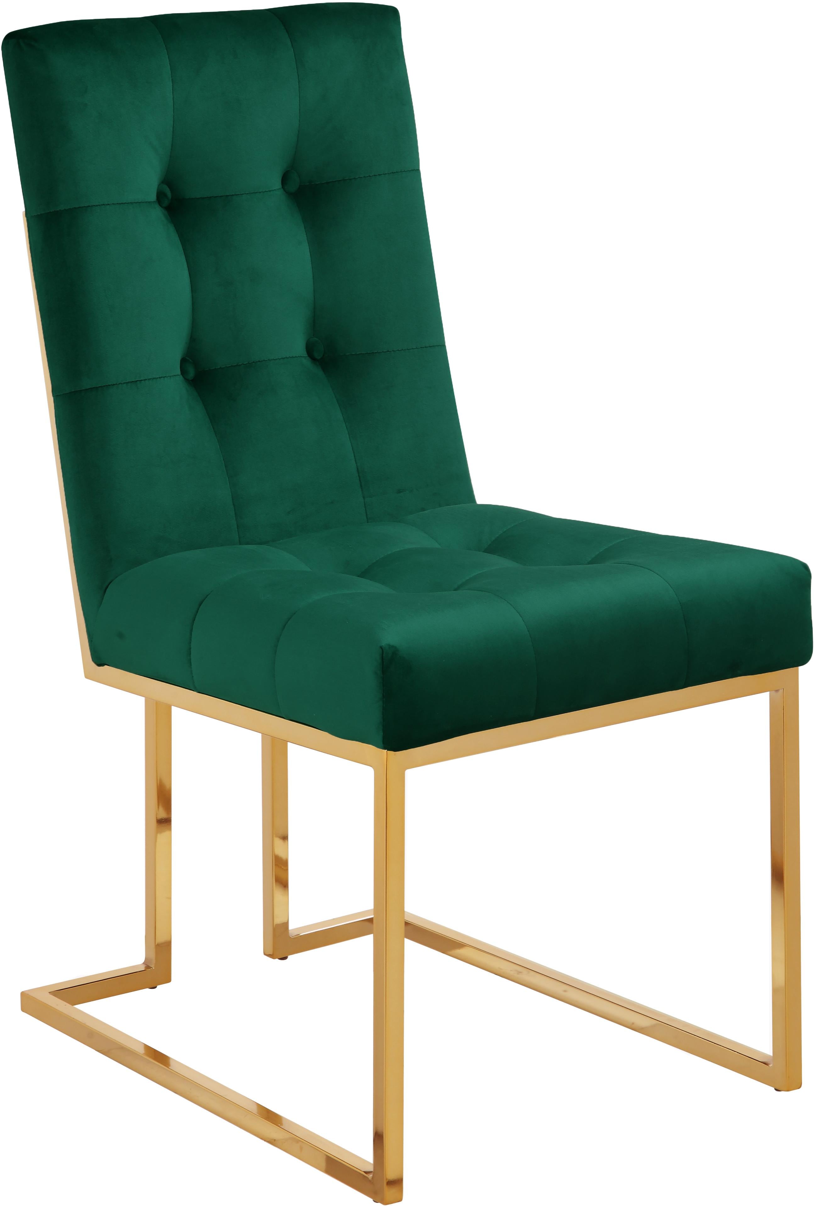 Pierre Green Velvet Dining Chair - Luxury Home Furniture (MI)