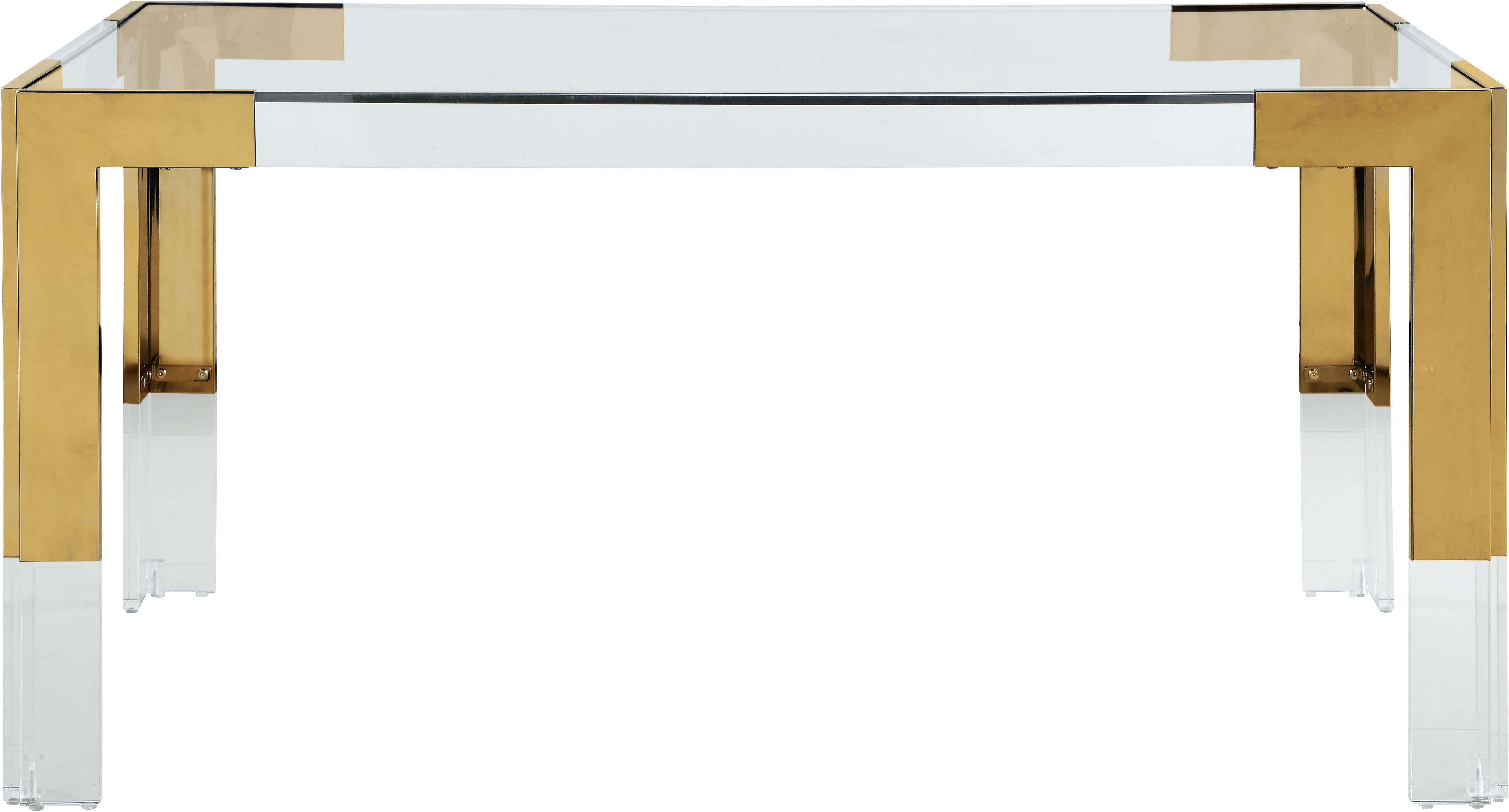 Casper Rich Gold Dining Table - Luxury Home Furniture (MI)