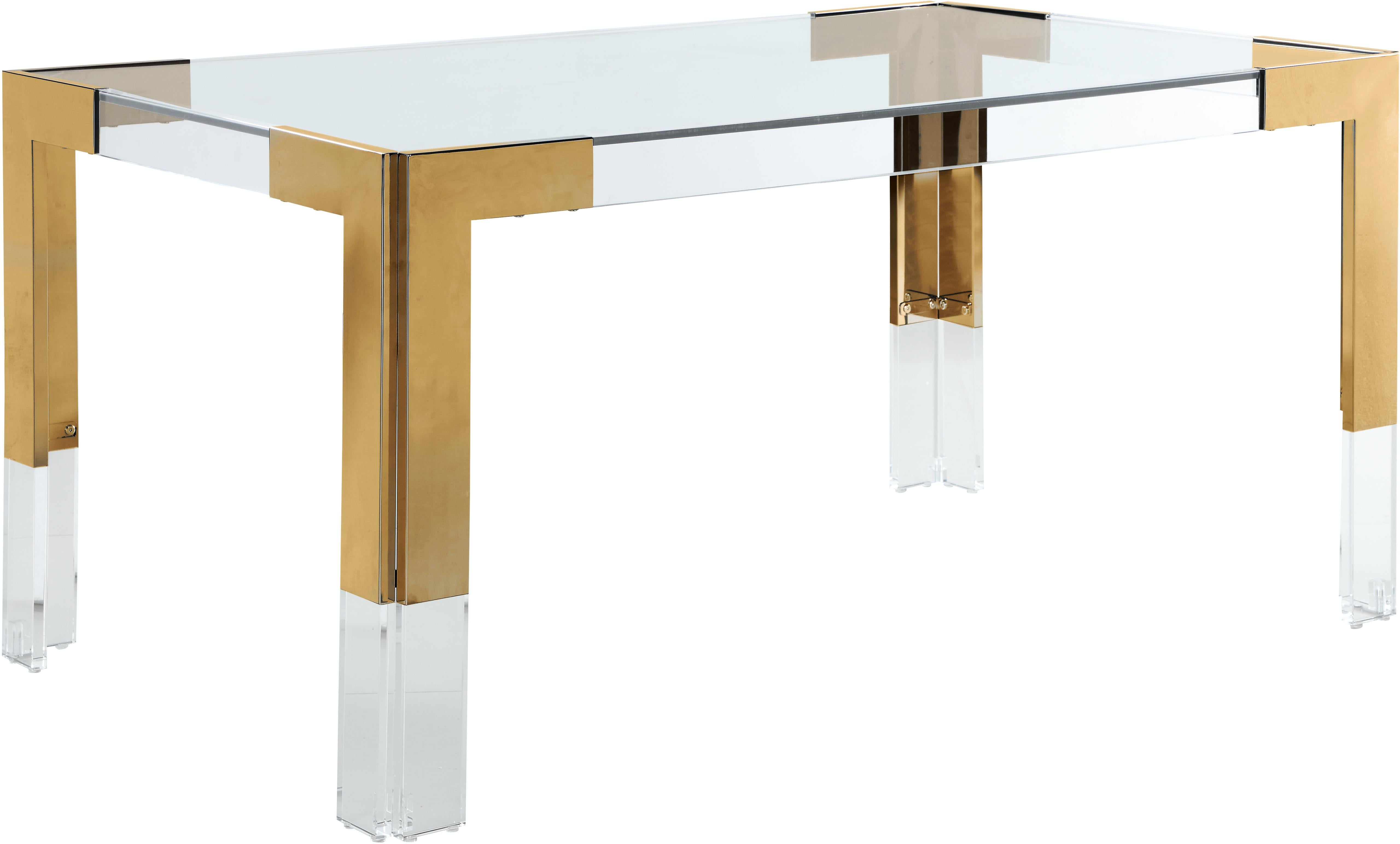 Casper Rich Gold Dining Table - Luxury Home Furniture (MI)