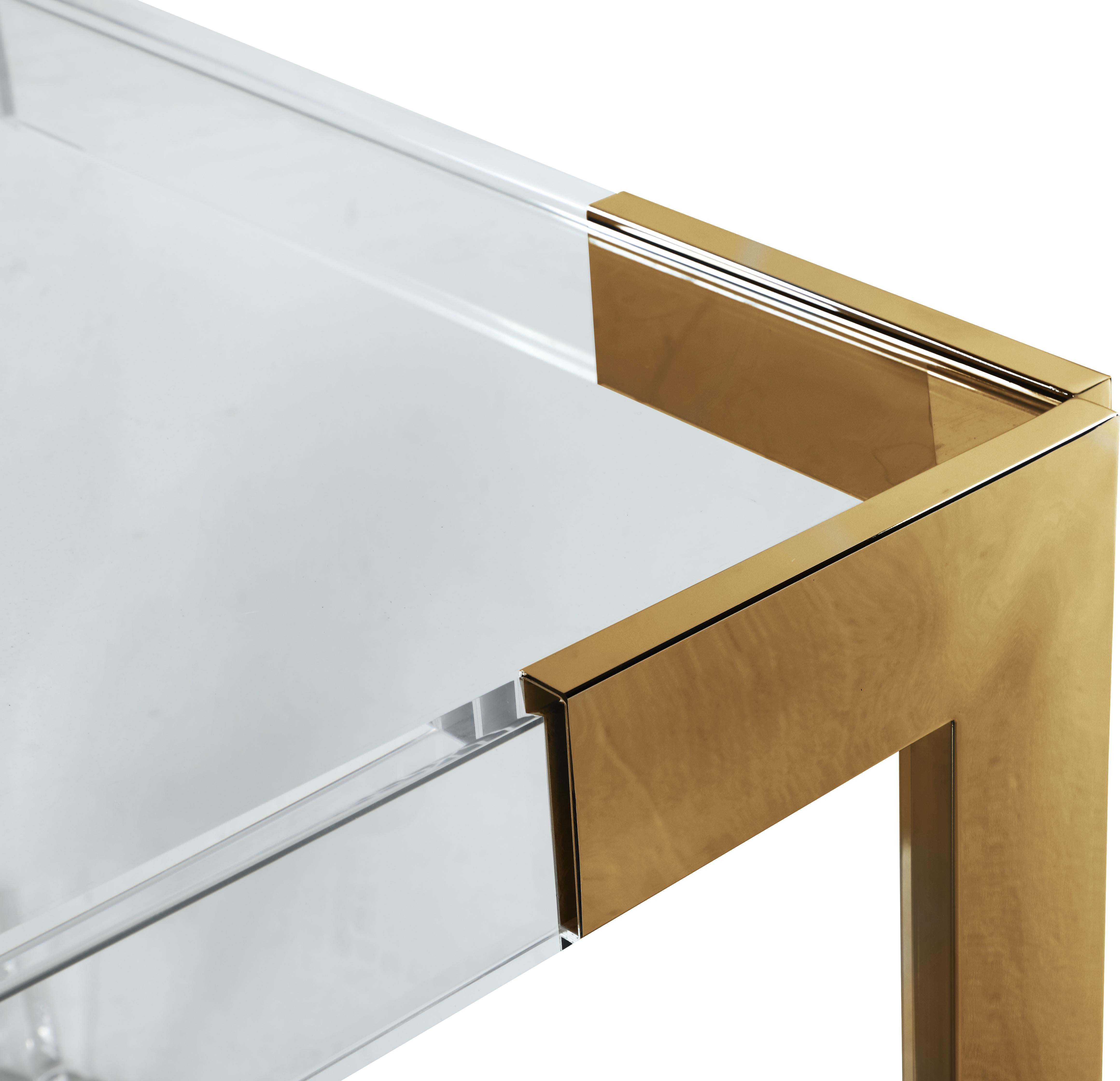 Casper Rich Gold Dining Table - Luxury Home Furniture (MI)
