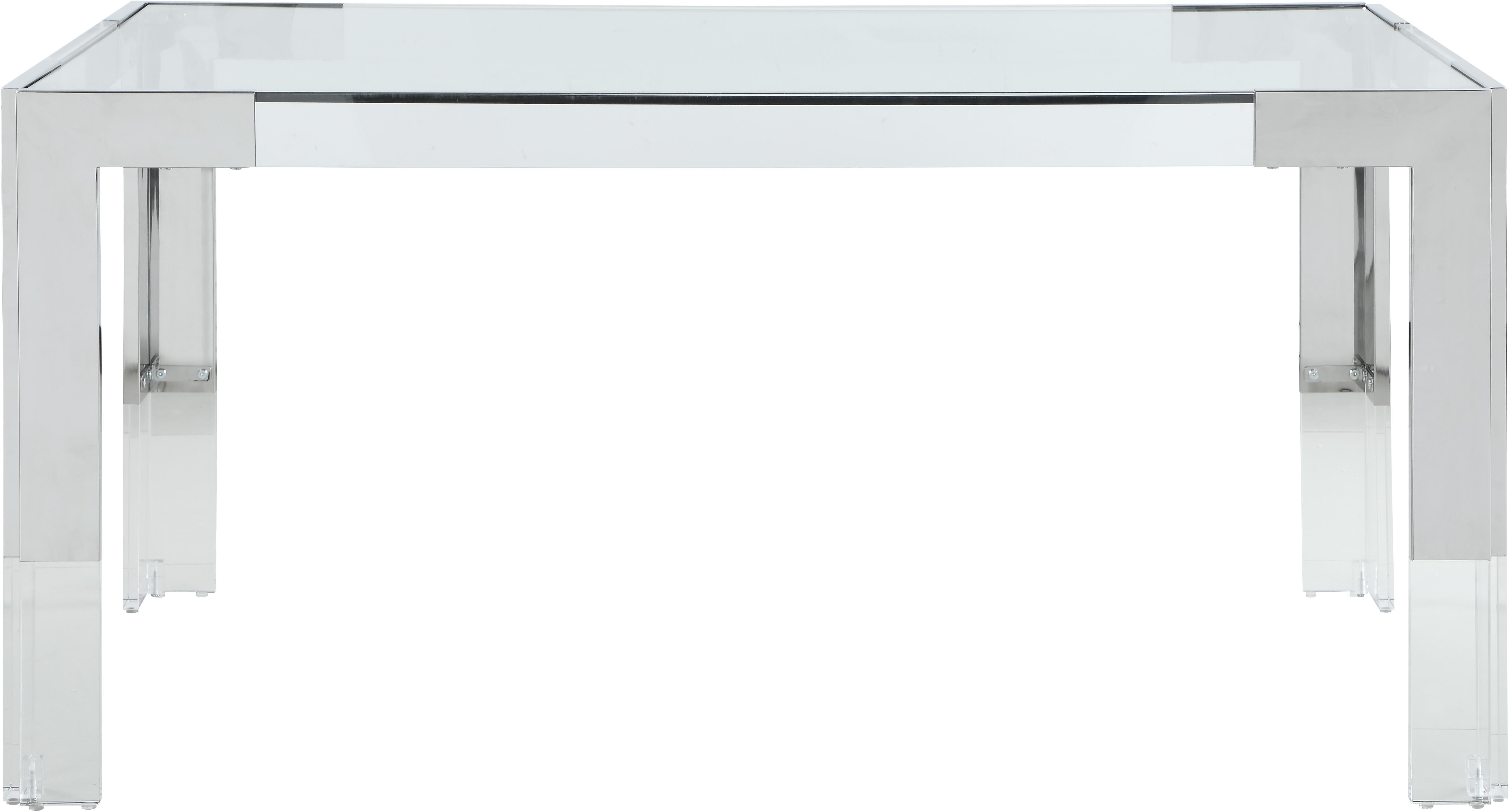 Casper Rich Chrome Dining Table - Luxury Home Furniture (MI)