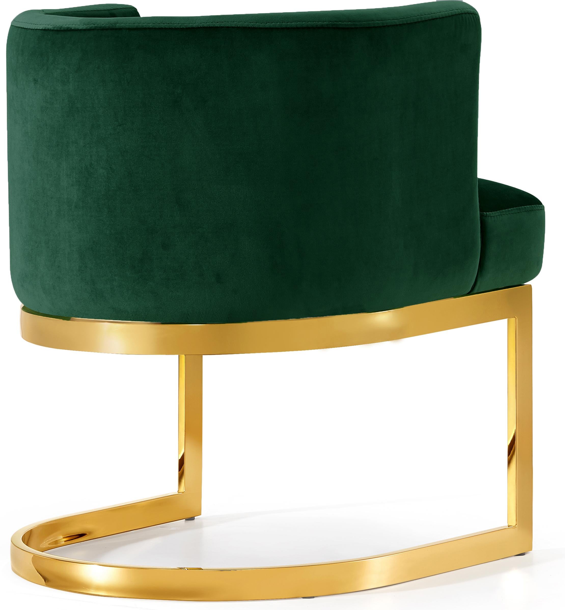 Gianna Green Velvet Dining Chair - Luxury Home Furniture (MI)