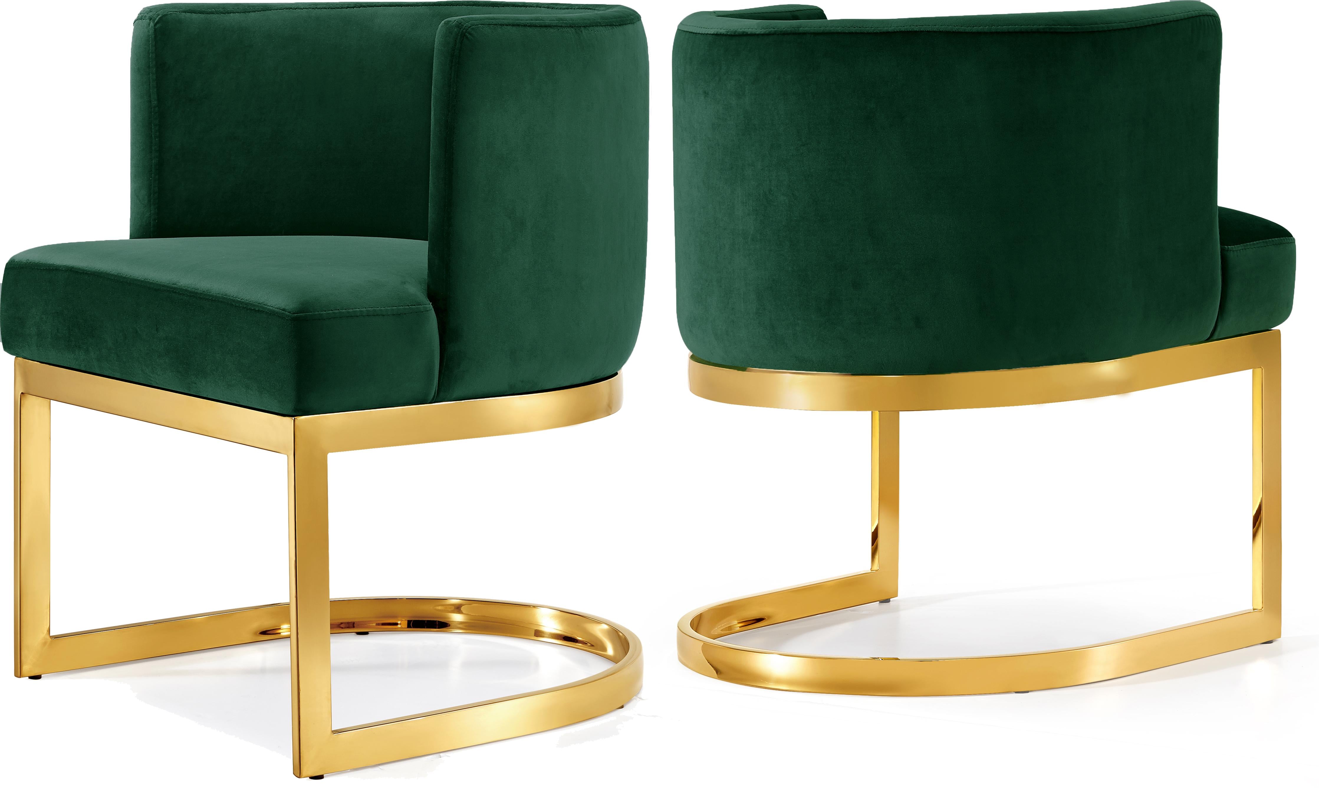 Gianna Green Velvet Dining Chair - Luxury Home Furniture (MI)