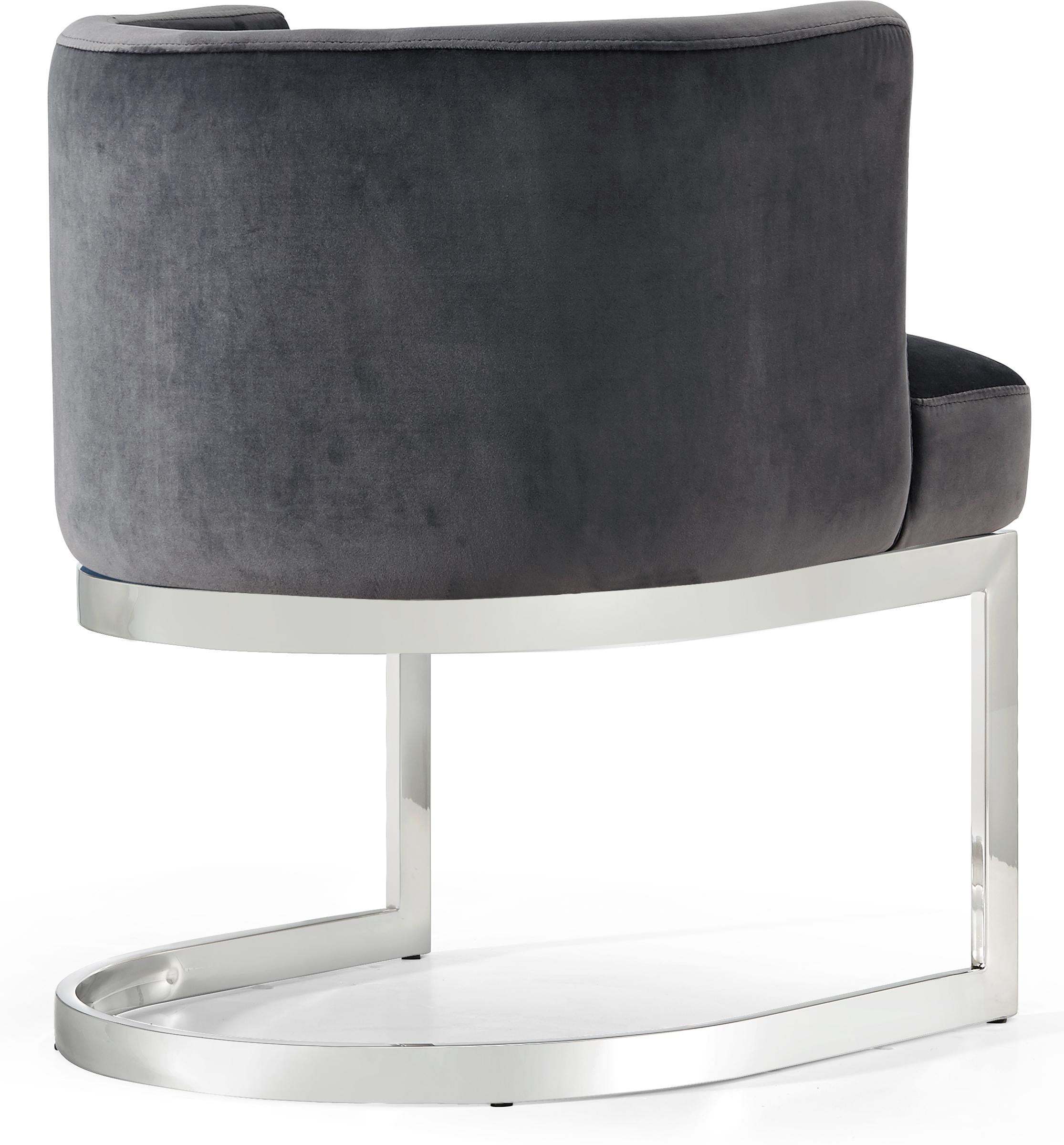 Gianna Grey Velvet Dining Chair - Luxury Home Furniture (MI)