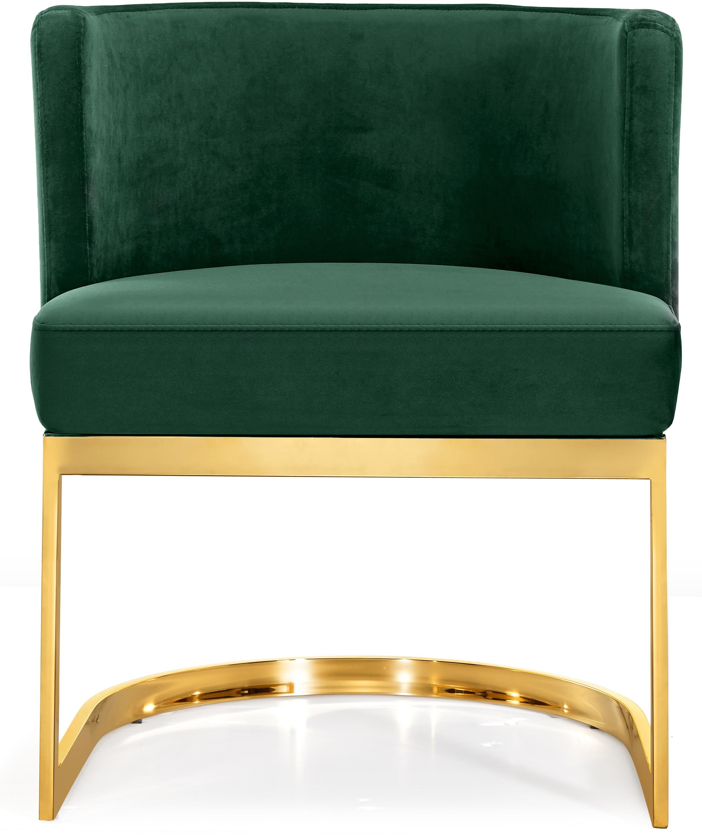 Gianna Green Velvet Dining Chair - Luxury Home Furniture (MI)