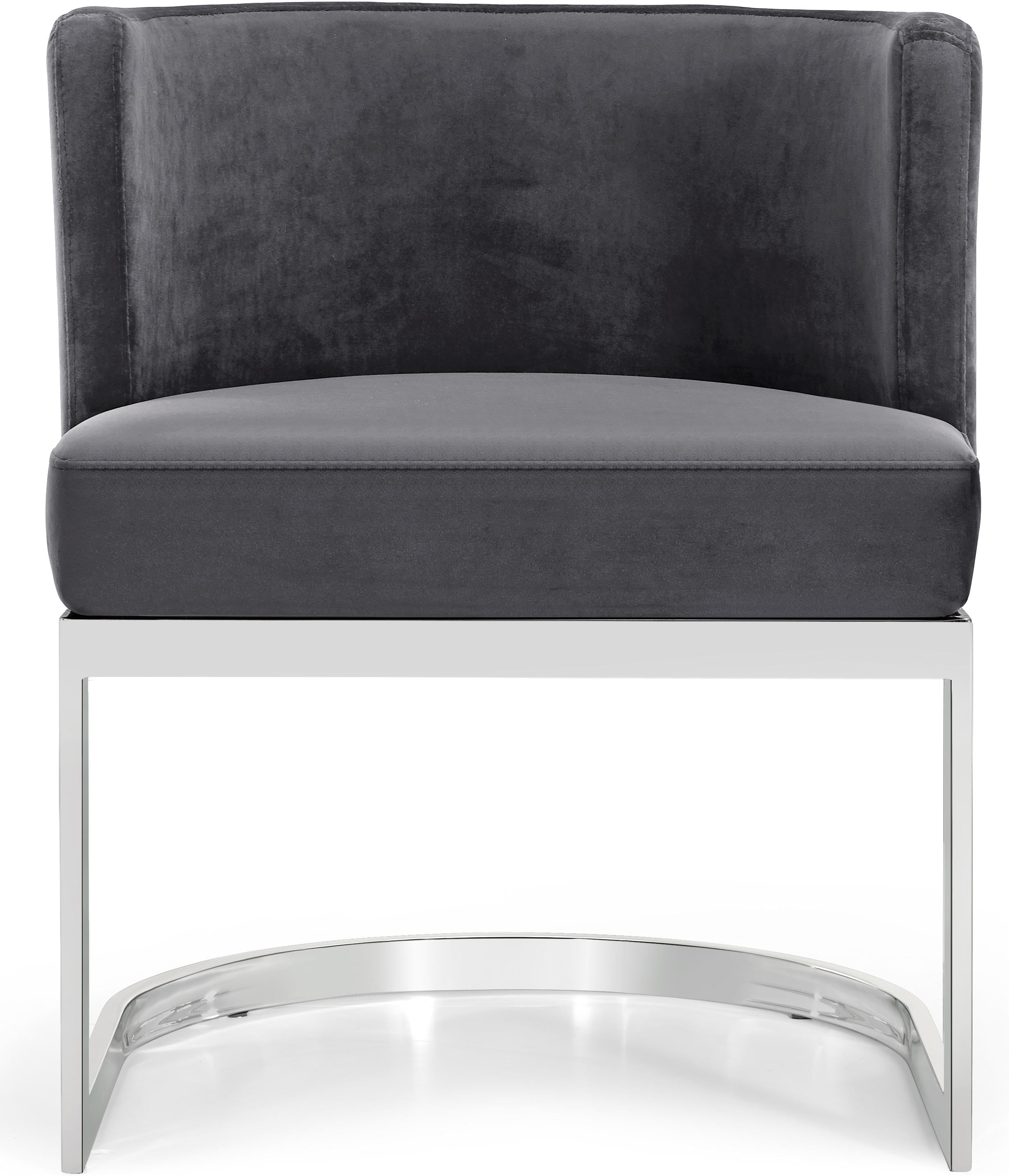 Gianna Grey Velvet Dining Chair - Luxury Home Furniture (MI)