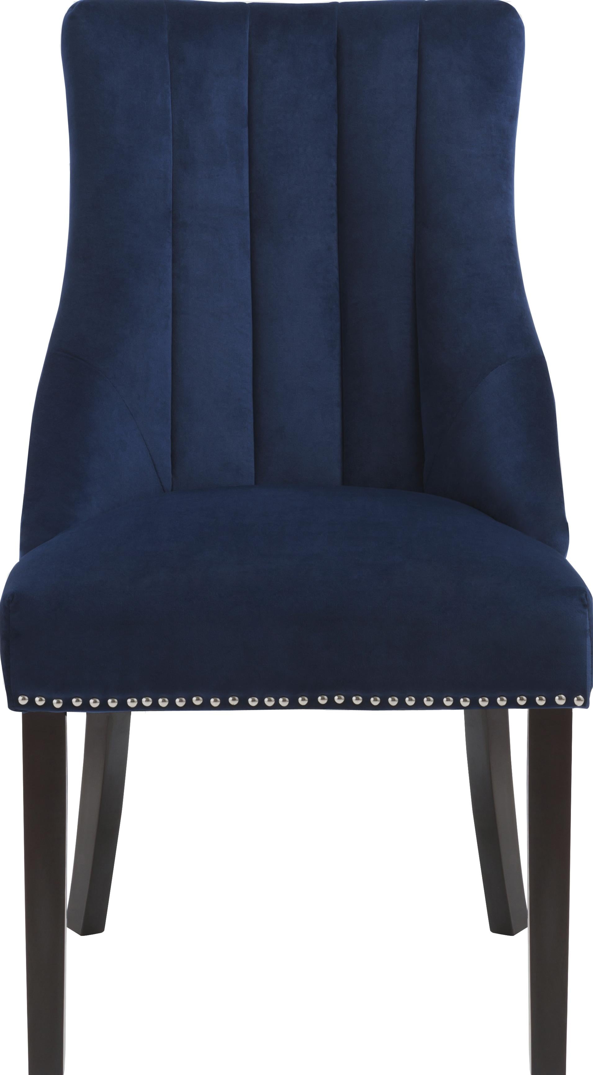 Oxford Navy Velvet Dining Chair - Luxury Home Furniture (MI)