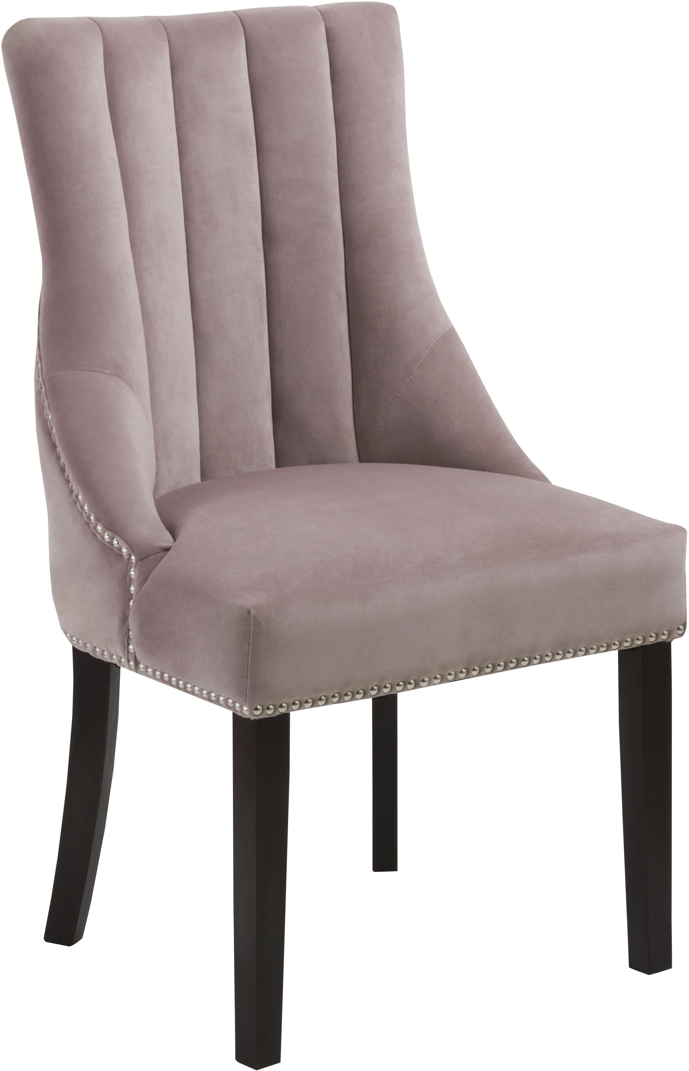 Oxford Pink Velvet Dining Chair - Luxury Home Furniture (MI)