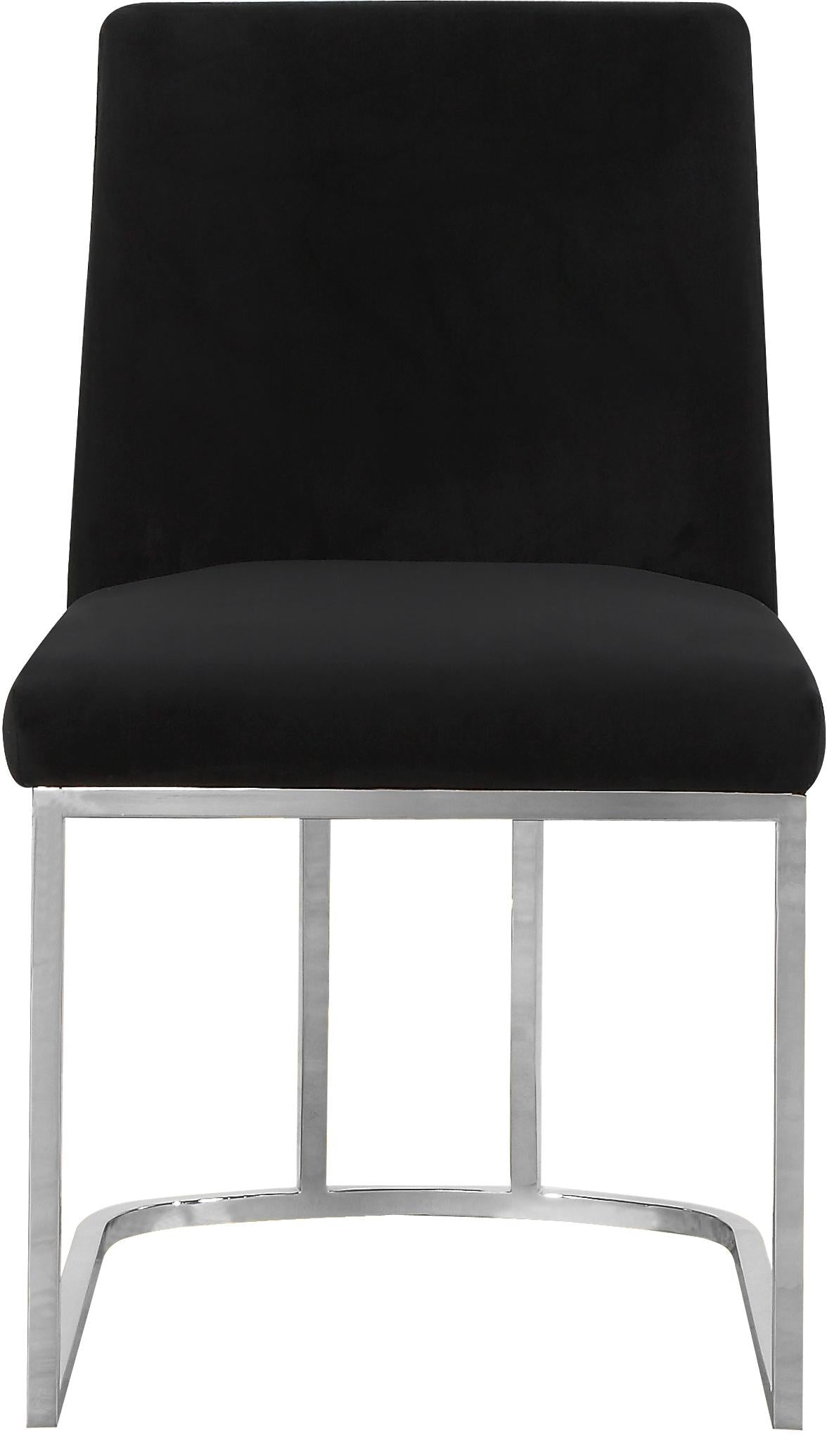 Heidi Black Velvet Dining Chair - Luxury Home Furniture (MI)