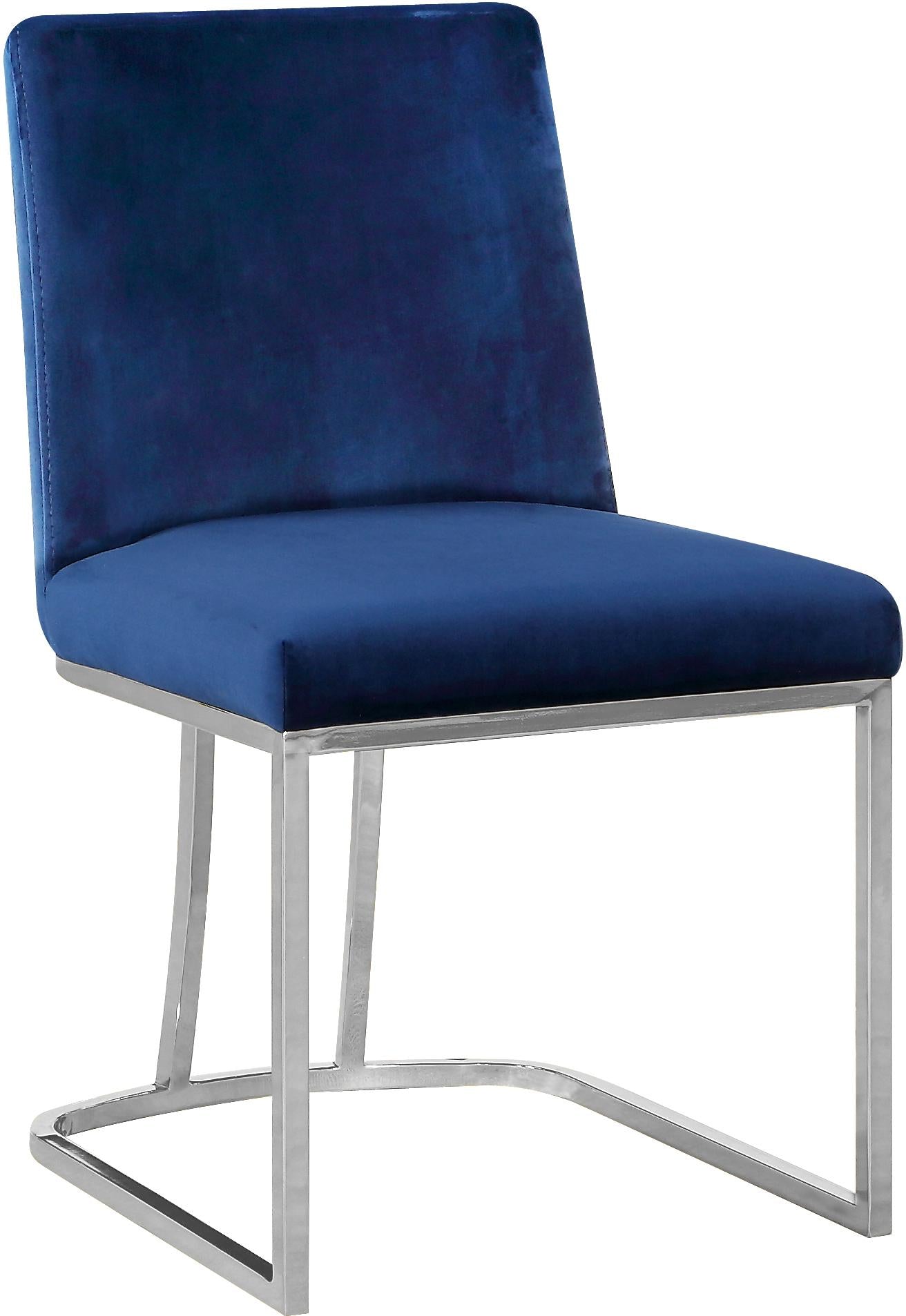 Heidi Navy Velvet Dining Chair - Luxury Home Furniture (MI)