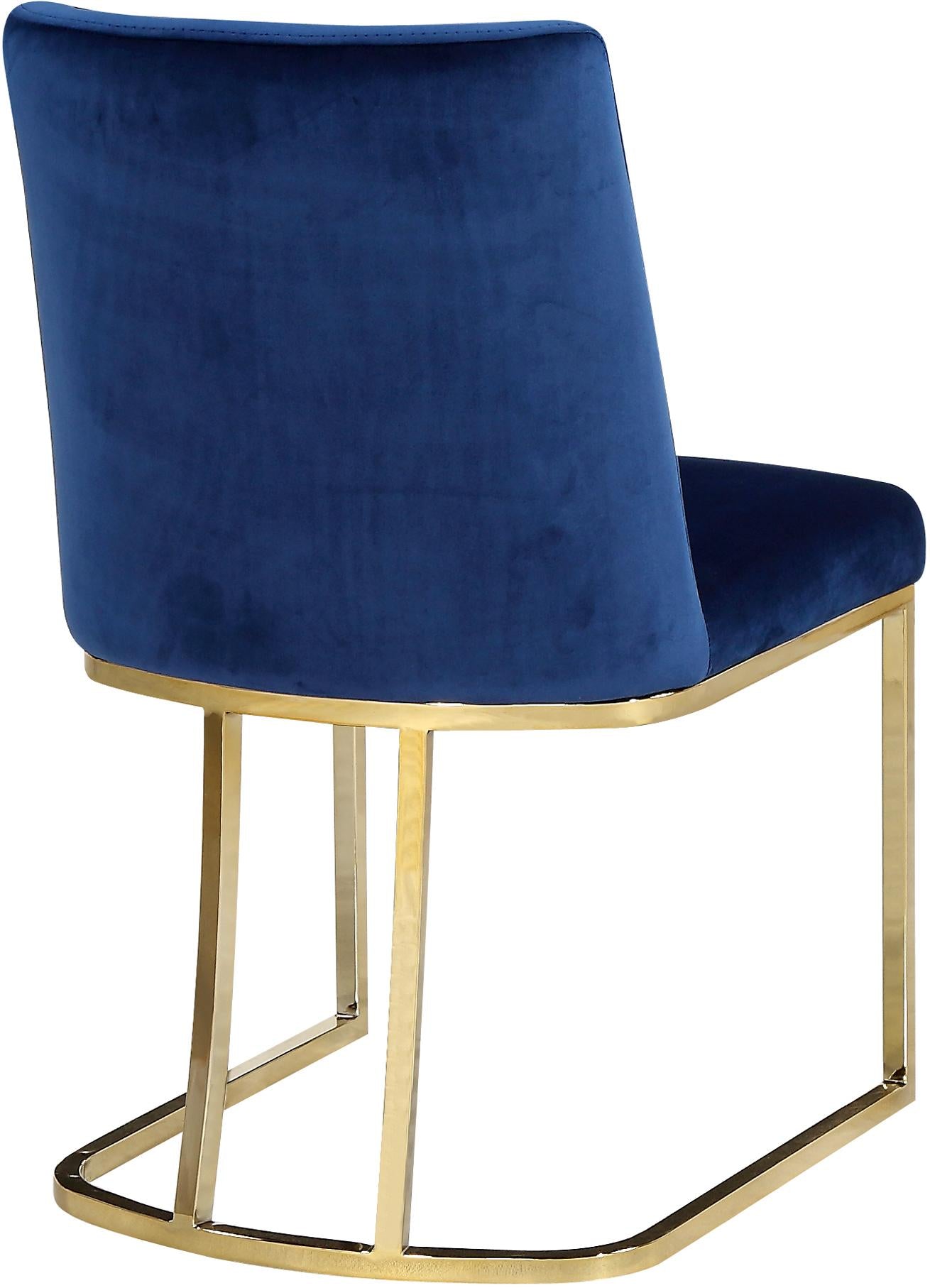 Heidi Navy Velvet Dining Chair - Luxury Home Furniture (MI)