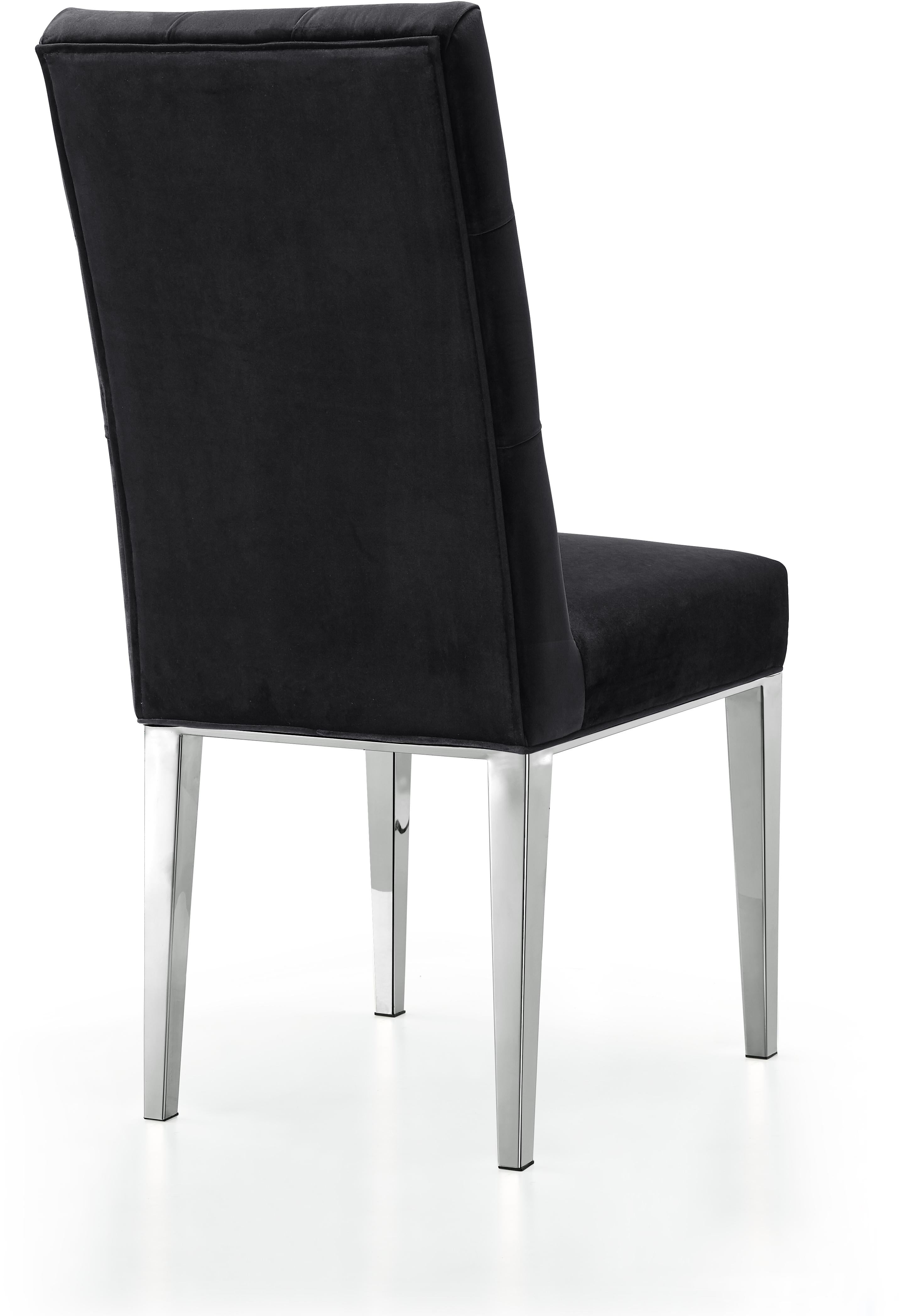 Juno Black Velvet Dining Chair - Luxury Home Furniture (MI)