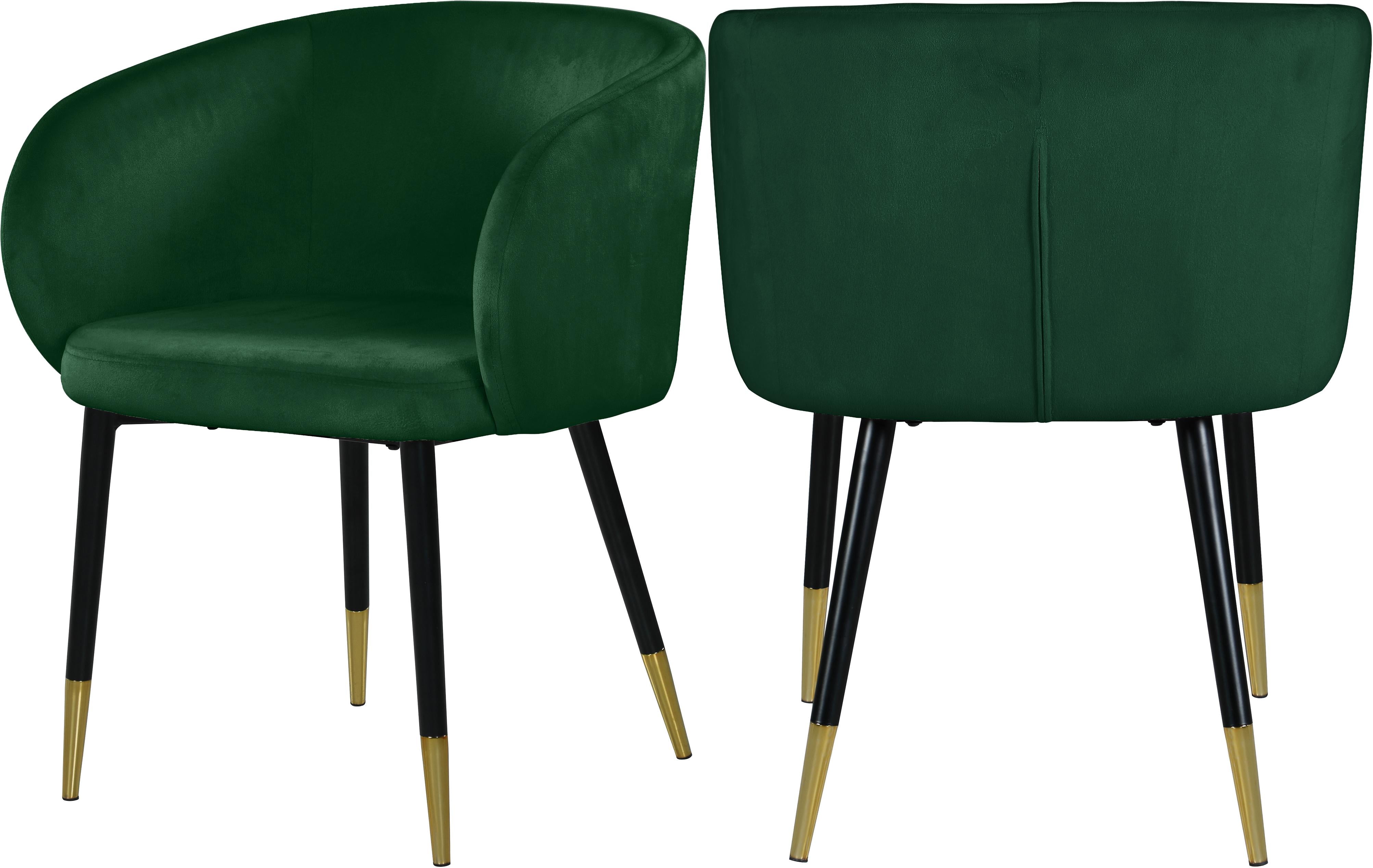 Louise Green Velvet Dining Chair - Luxury Home Furniture (MI)