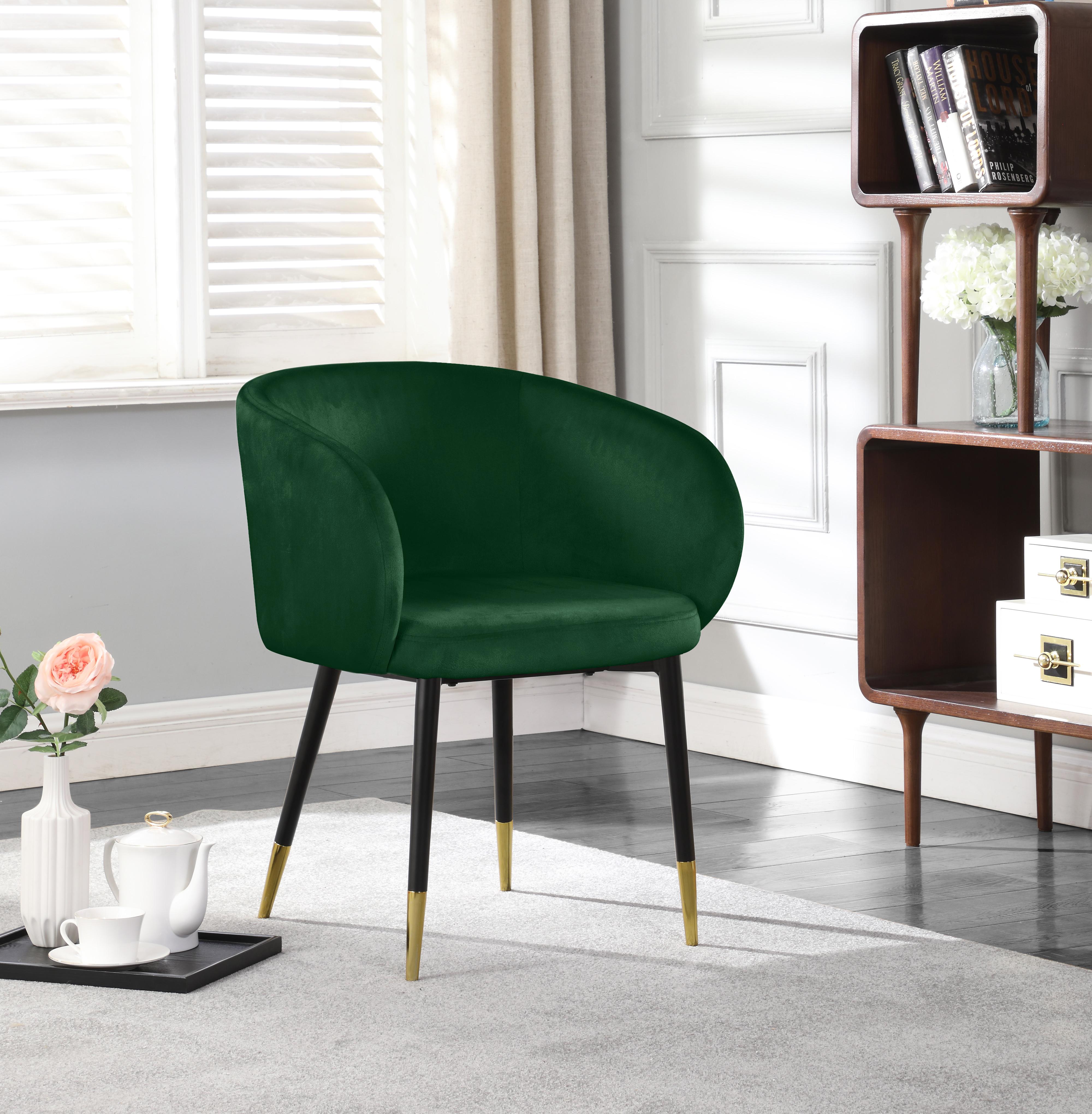 Louise Green Velvet Dining Chair - Luxury Home Furniture (MI)