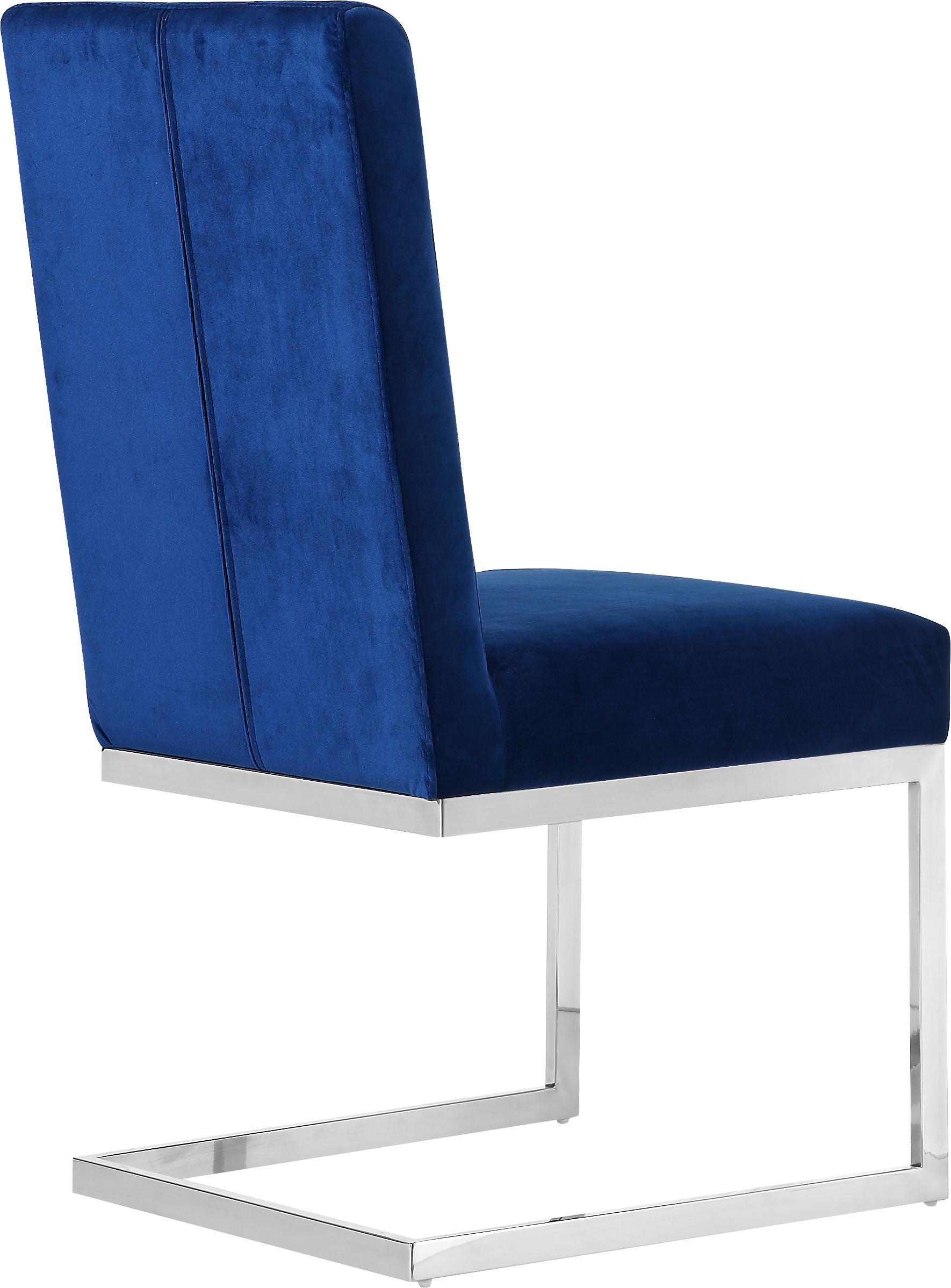 Carlton Navy Velvet Dining Chair - Luxury Home Furniture (MI)