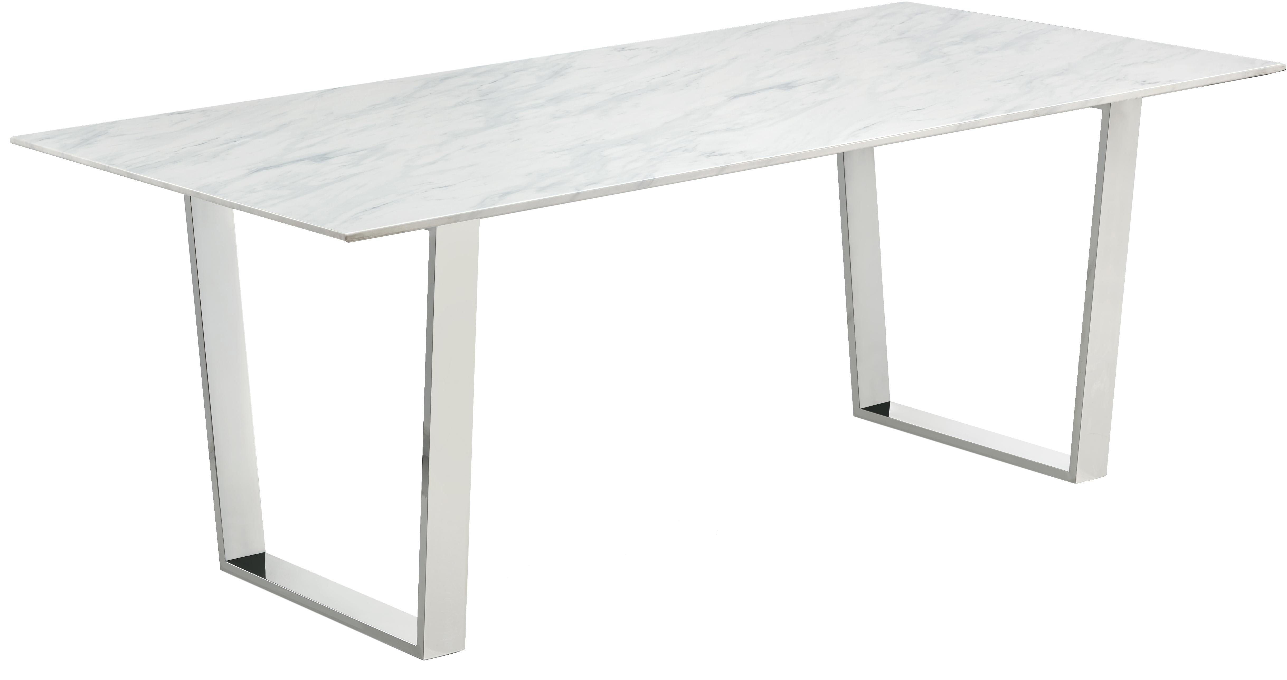 Carlton Chrome Dining Table - Luxury Home Furniture (MI)