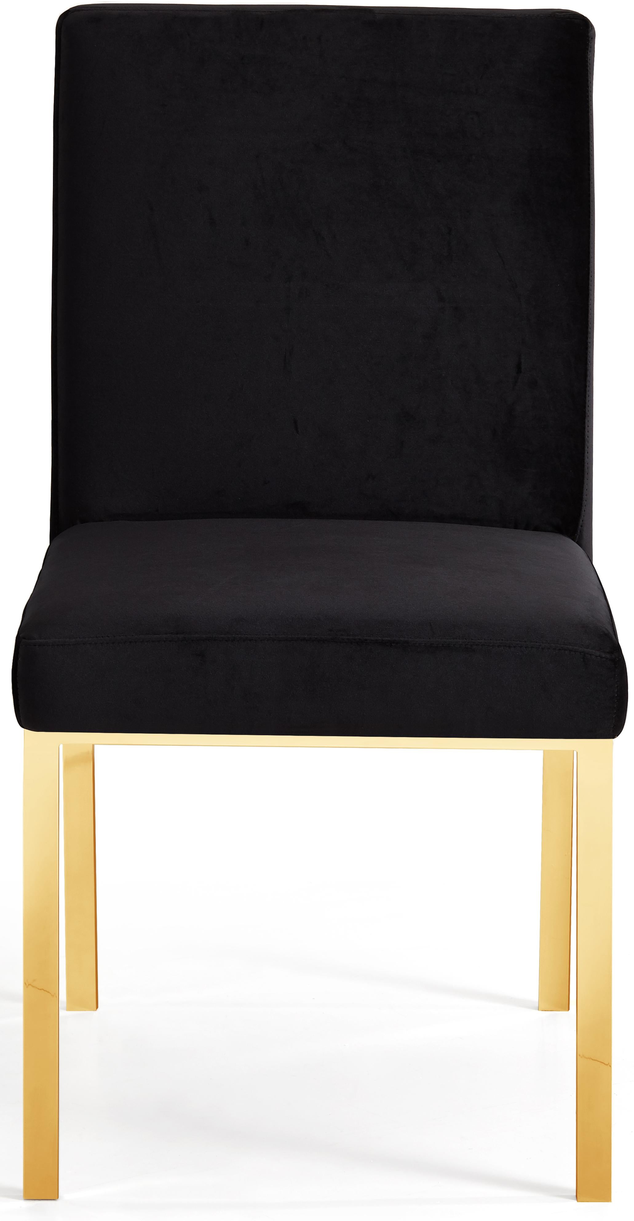 Opal Black Velvet Dining Chair - Luxury Home Furniture (MI)
