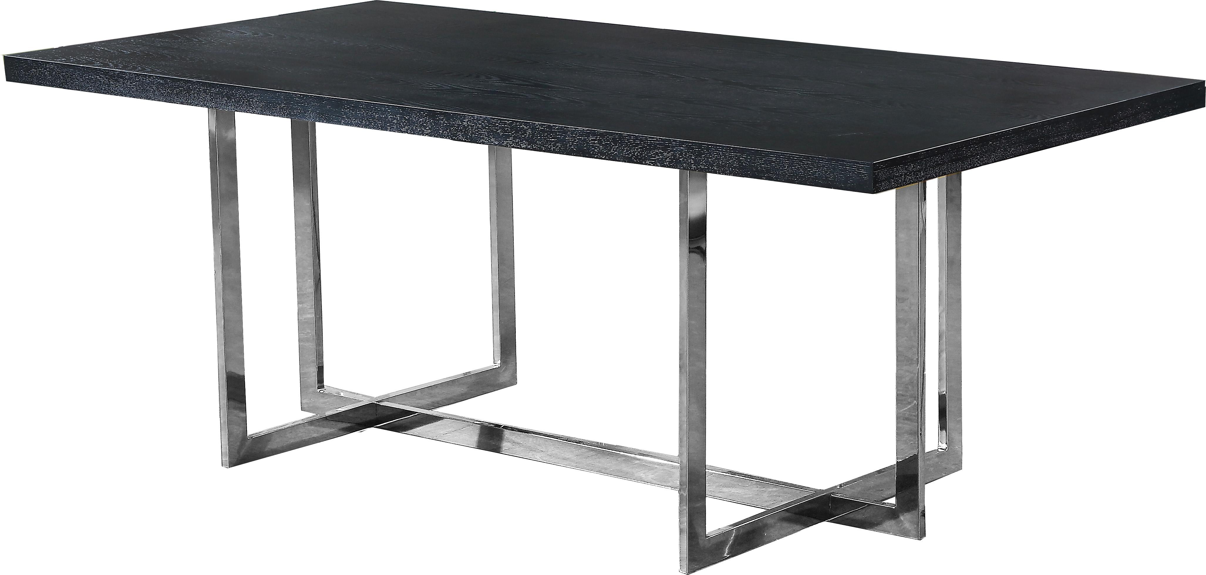 Elle Chrome Dining Table - Luxury Home Furniture (MI)
