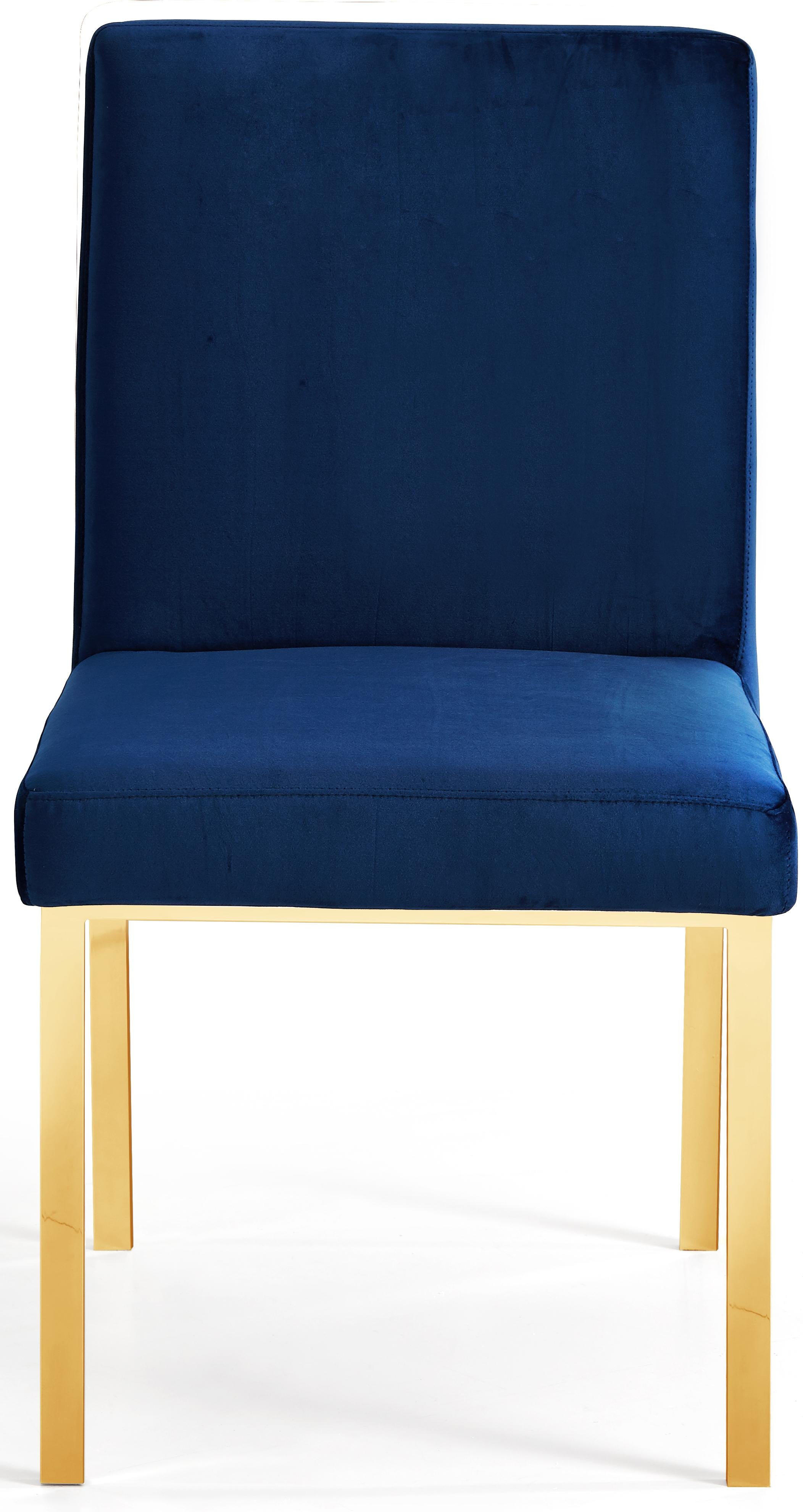 Opal Navy Velvet Dining Chair - Luxury Home Furniture (MI)