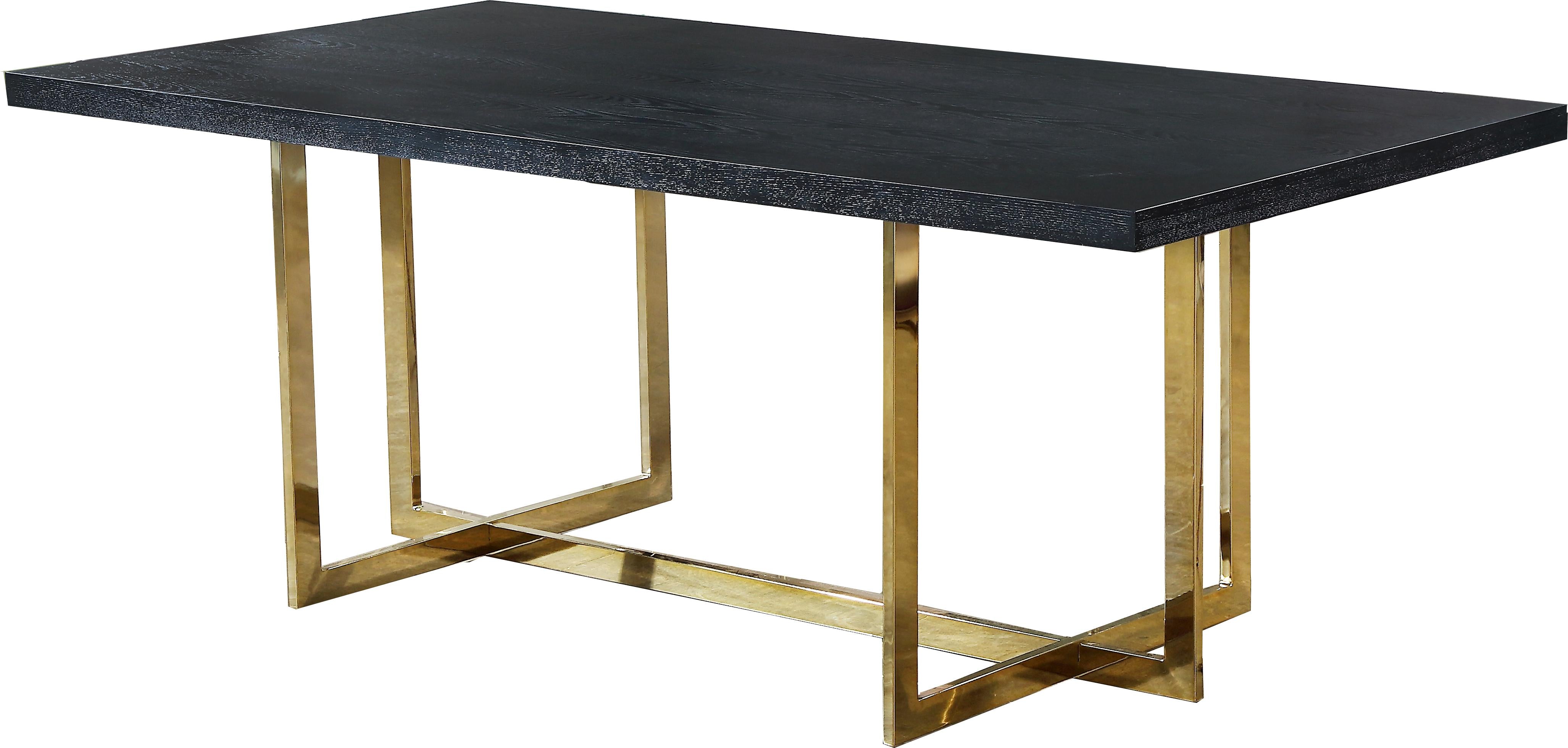 Elle Gold Dining Table - Luxury Home Furniture (MI)