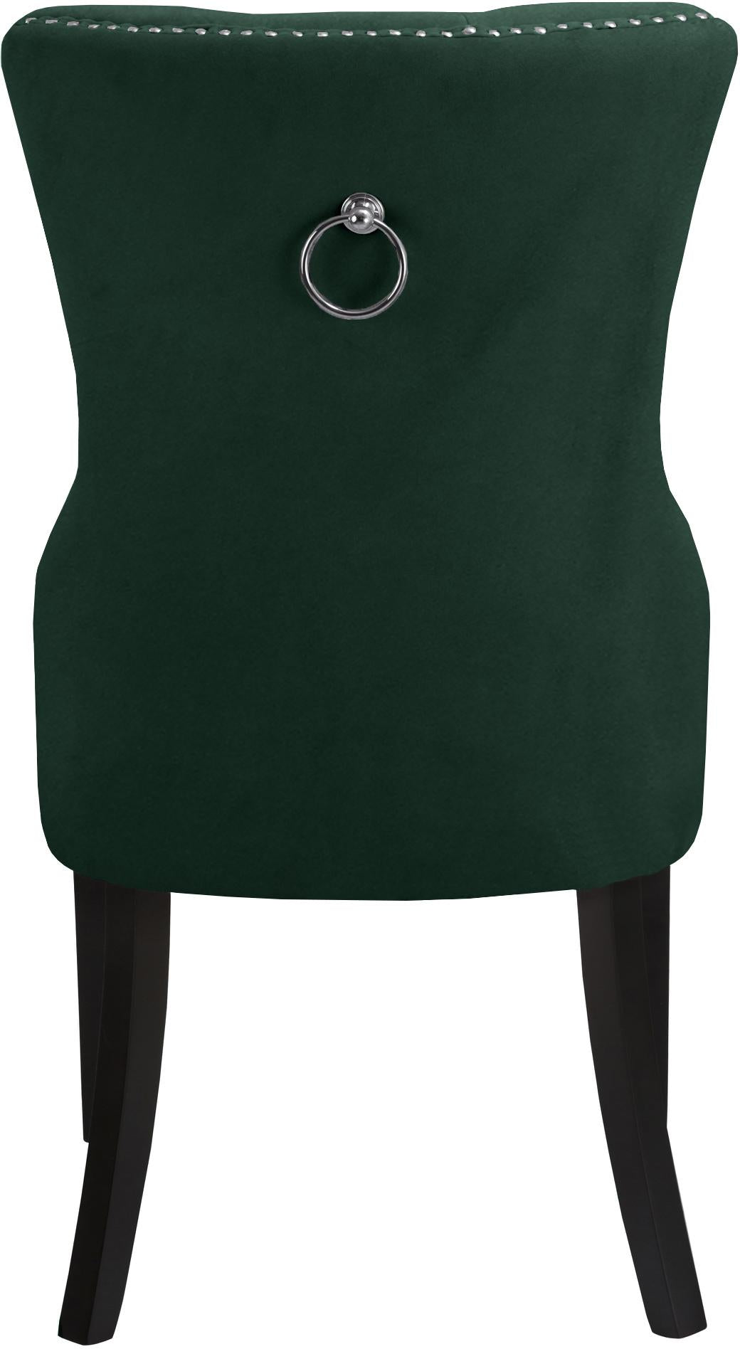 Nikki Green Velvet Dining Chair - Luxury Home Furniture (MI)