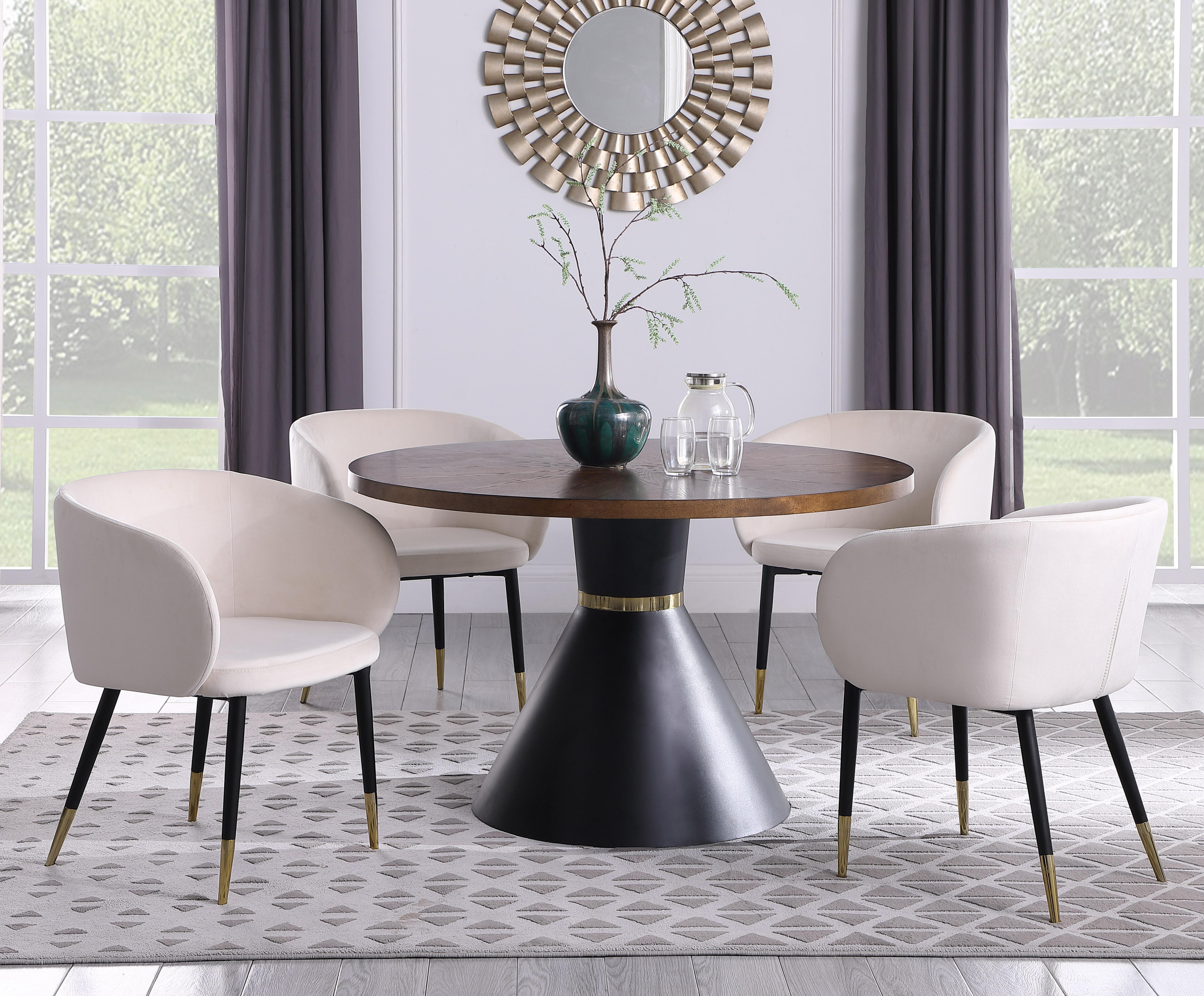Sheridan Brown Wood Dining Table - Luxury Home Furniture (MI)