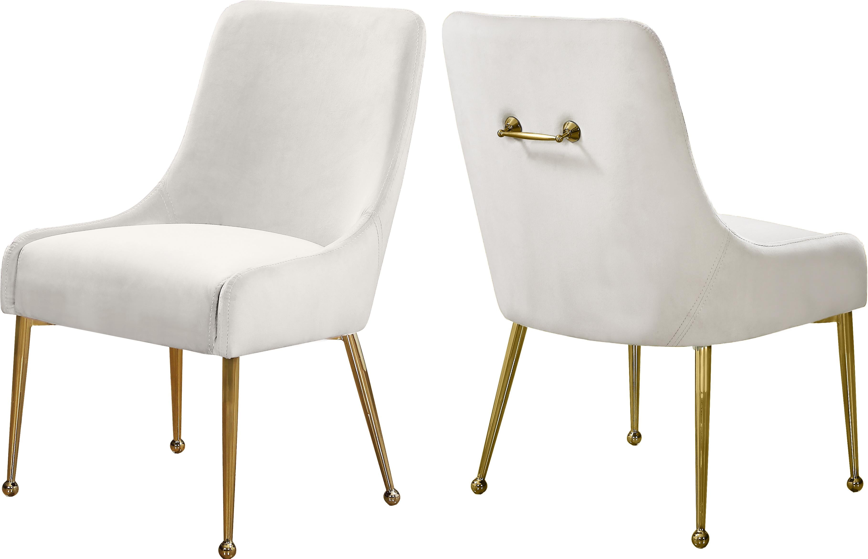 Owen Cream Velvet Dining Chair - Luxury Home Furniture (MI)