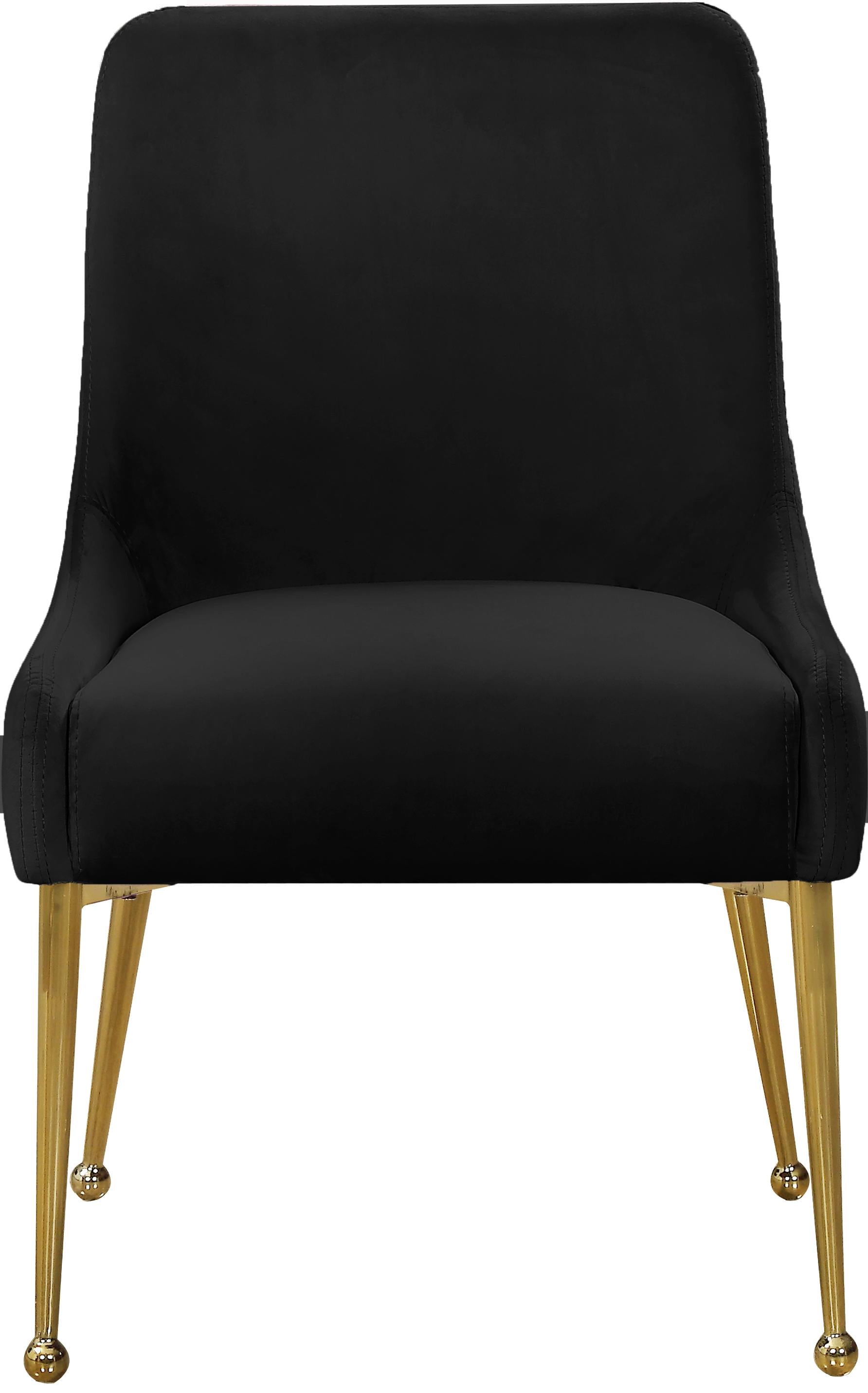 Owen Black Velvet Dining Chair - Luxury Home Furniture (MI)