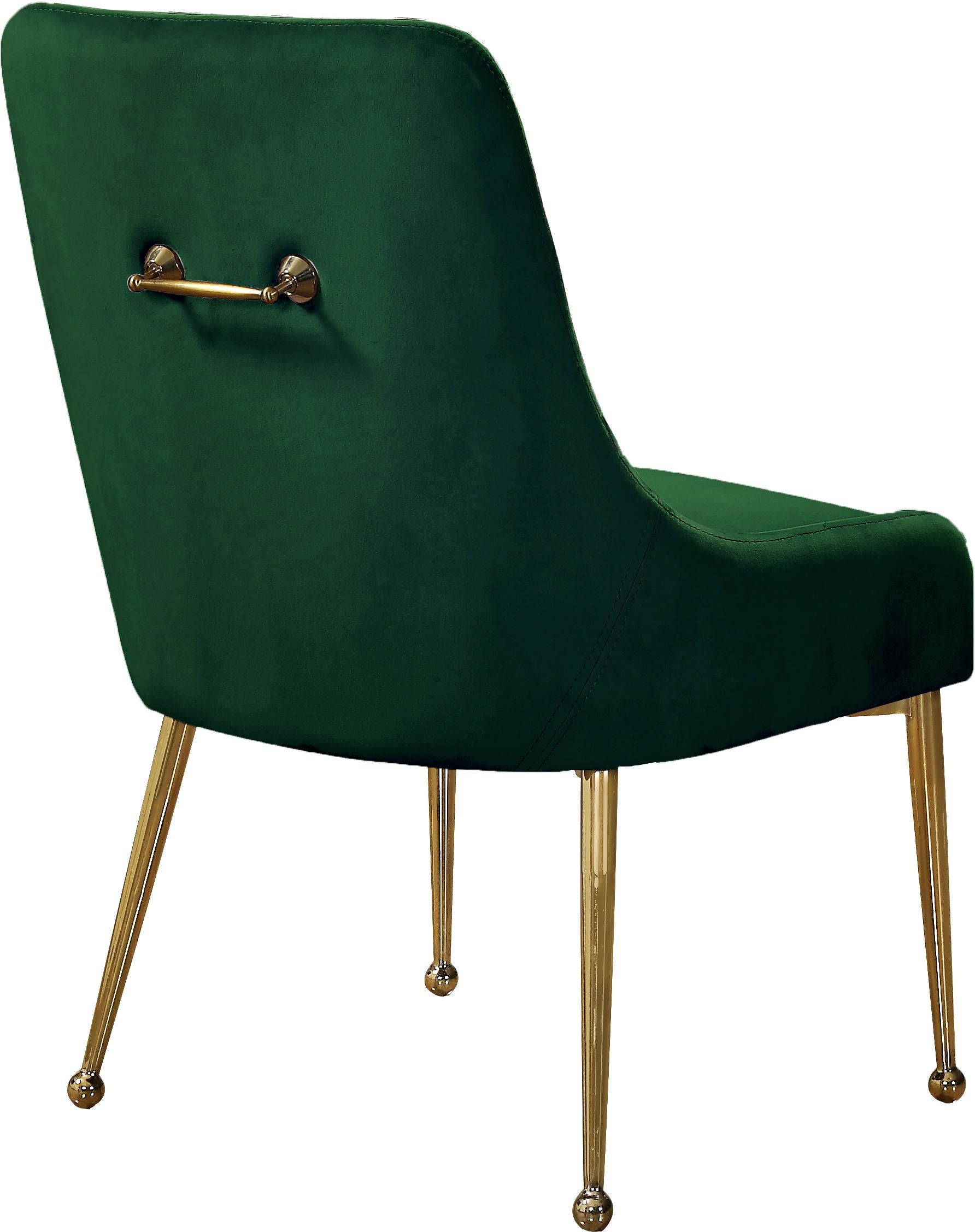 Owen Green Velvet Dining Chair - Luxury Home Furniture (MI)