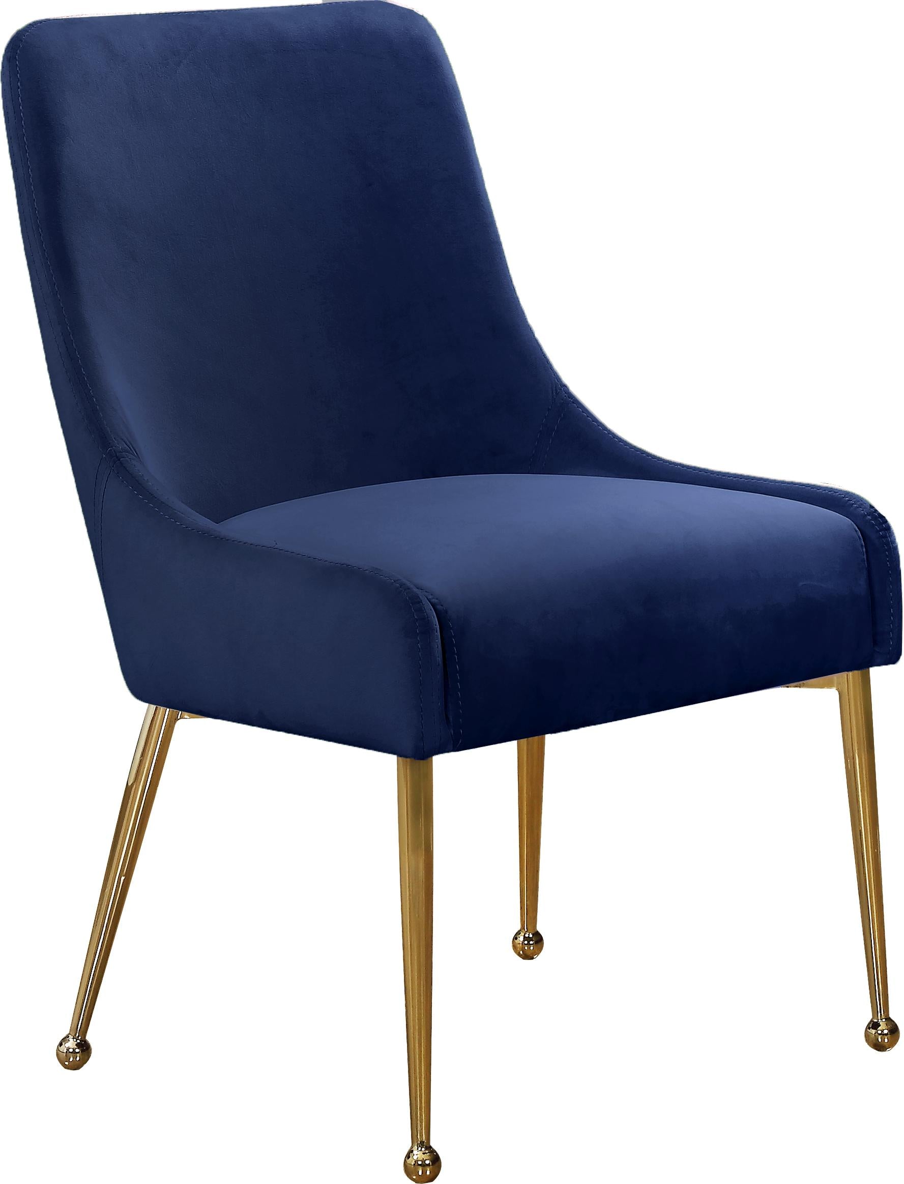 Owen Navy Velvet Dining Chair - Luxury Home Furniture (MI)