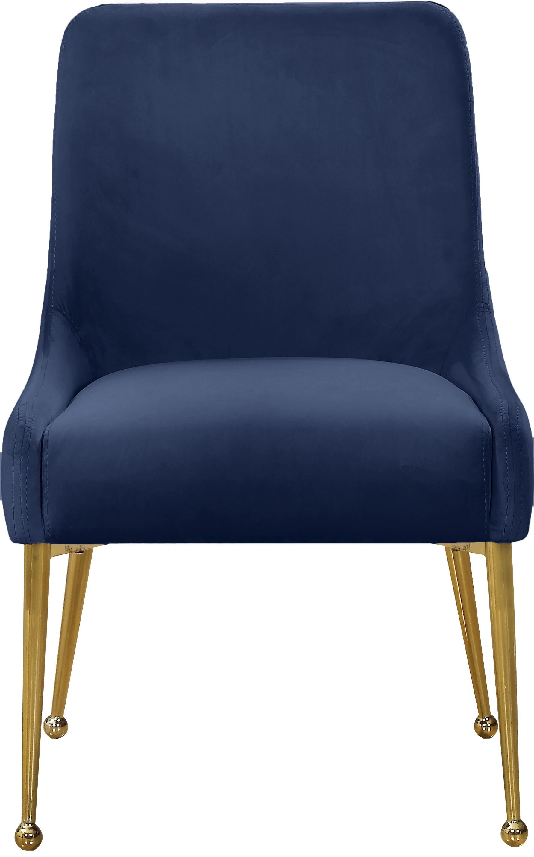 Owen Navy Velvet Dining Chair - Luxury Home Furniture (MI)