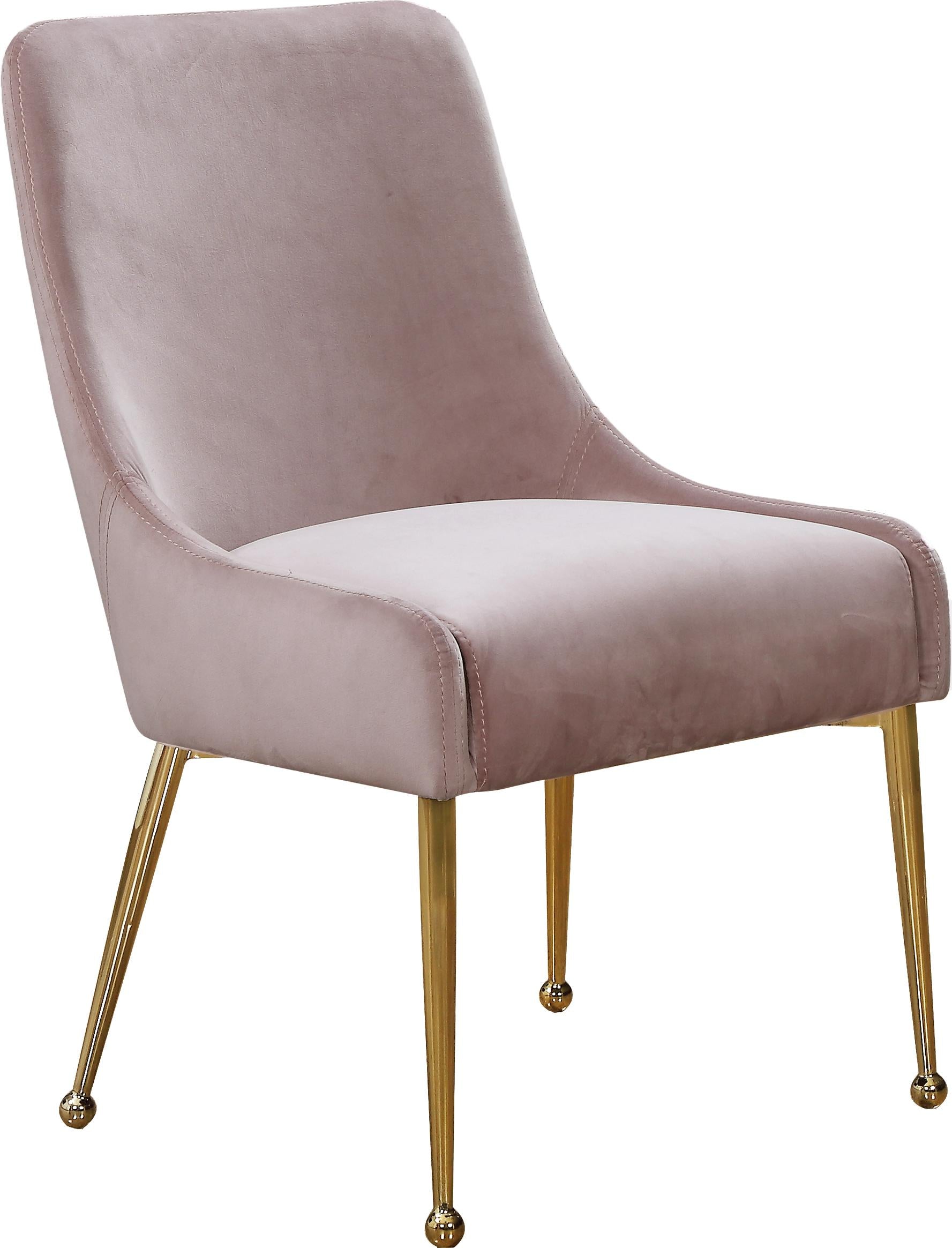 Owen Pink Velvet Dining Chair - Luxury Home Furniture (MI)