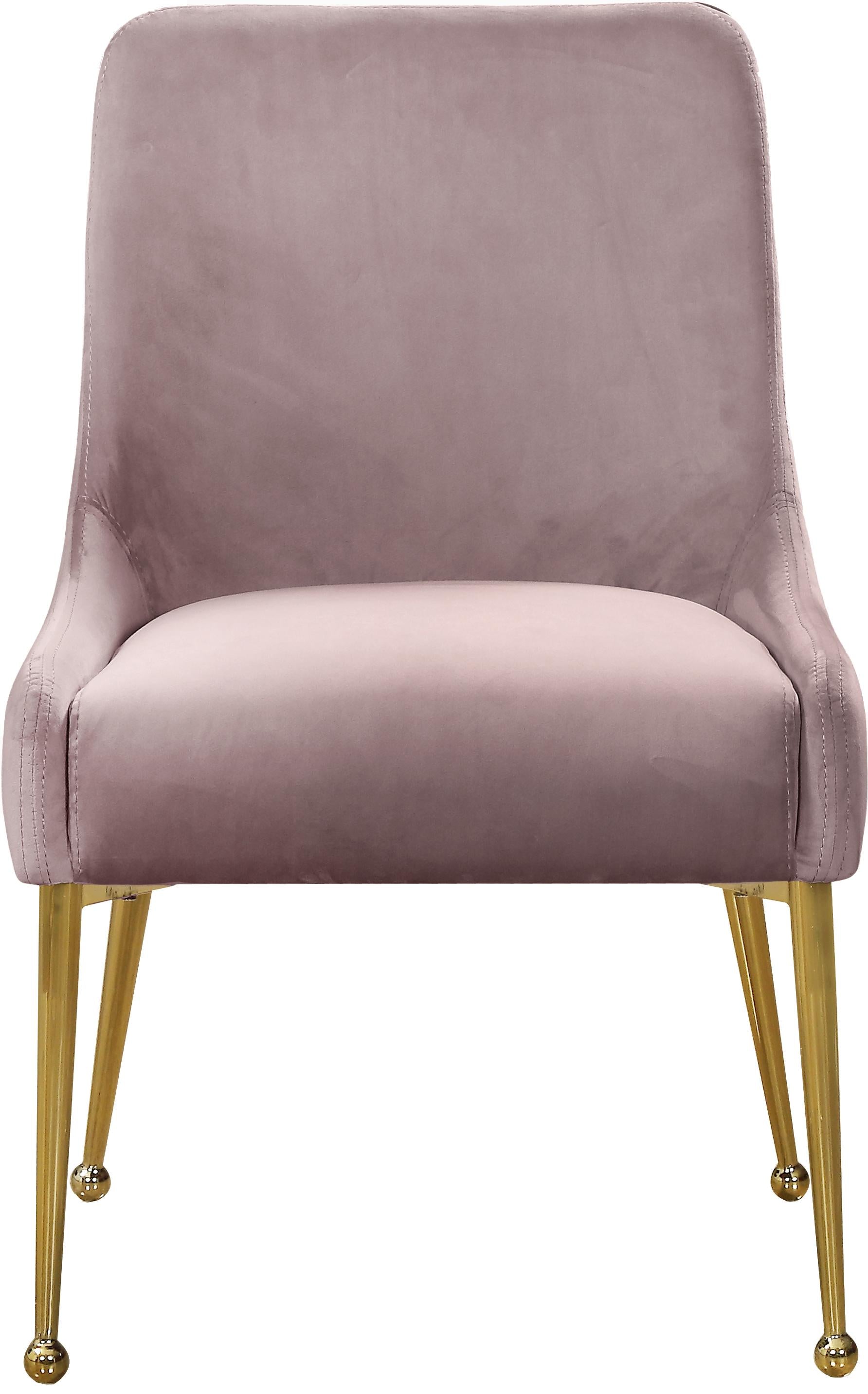 Owen Pink Velvet Dining Chair - Luxury Home Furniture (MI)