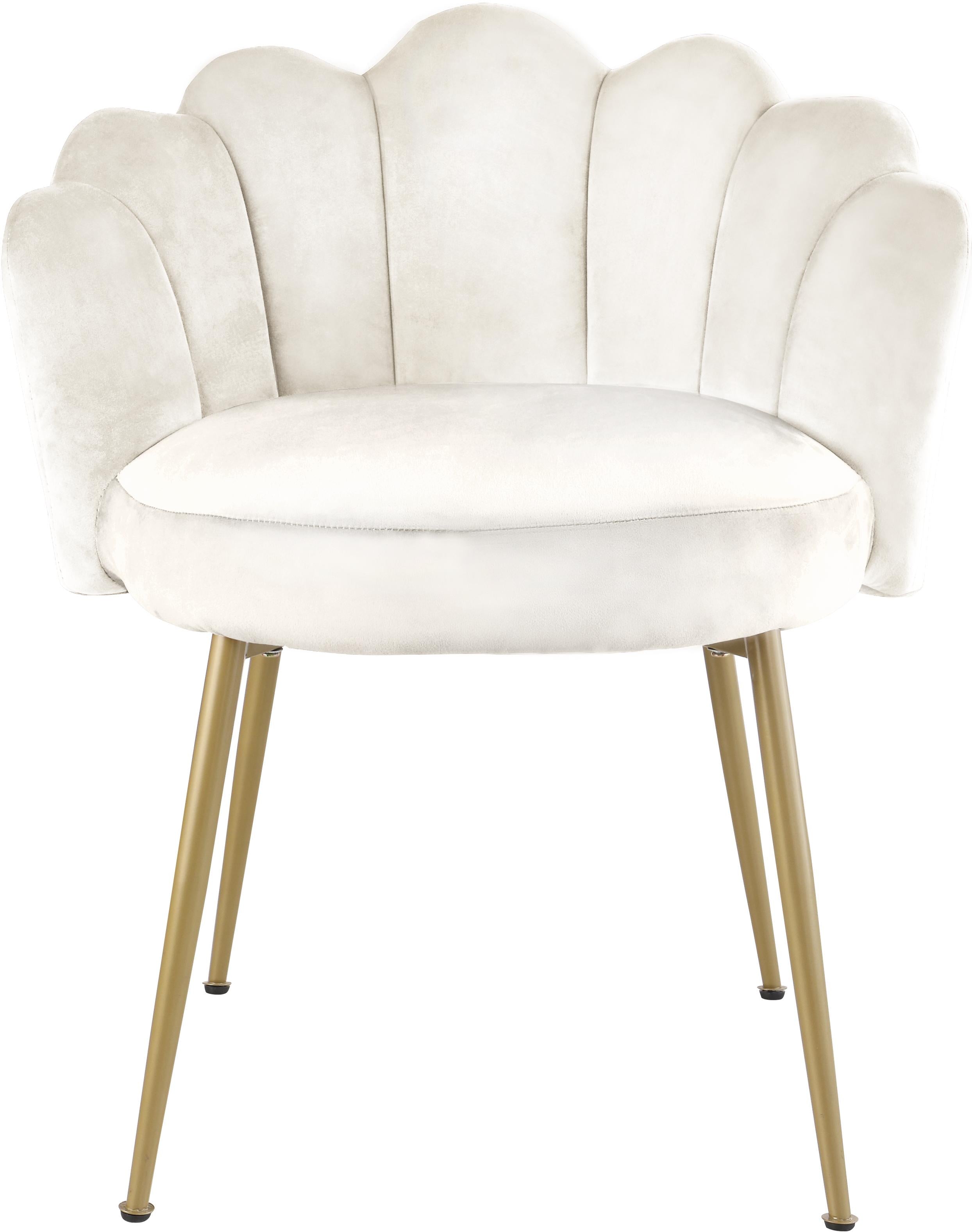 Claire Cream Velvet Dining Chair - Luxury Home Furniture (MI)