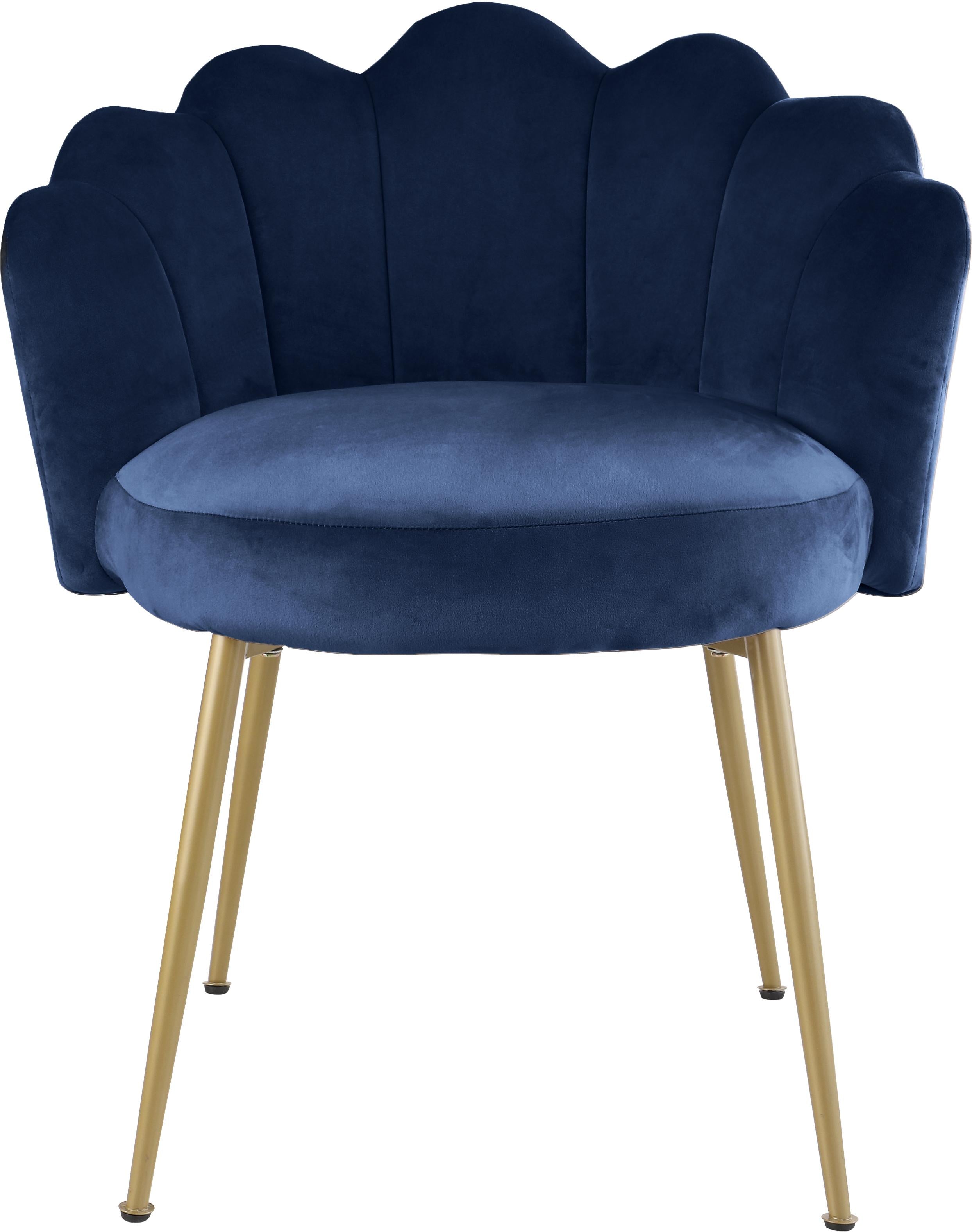 Claire Navy Velvet Dining Chair - Luxury Home Furniture (MI)