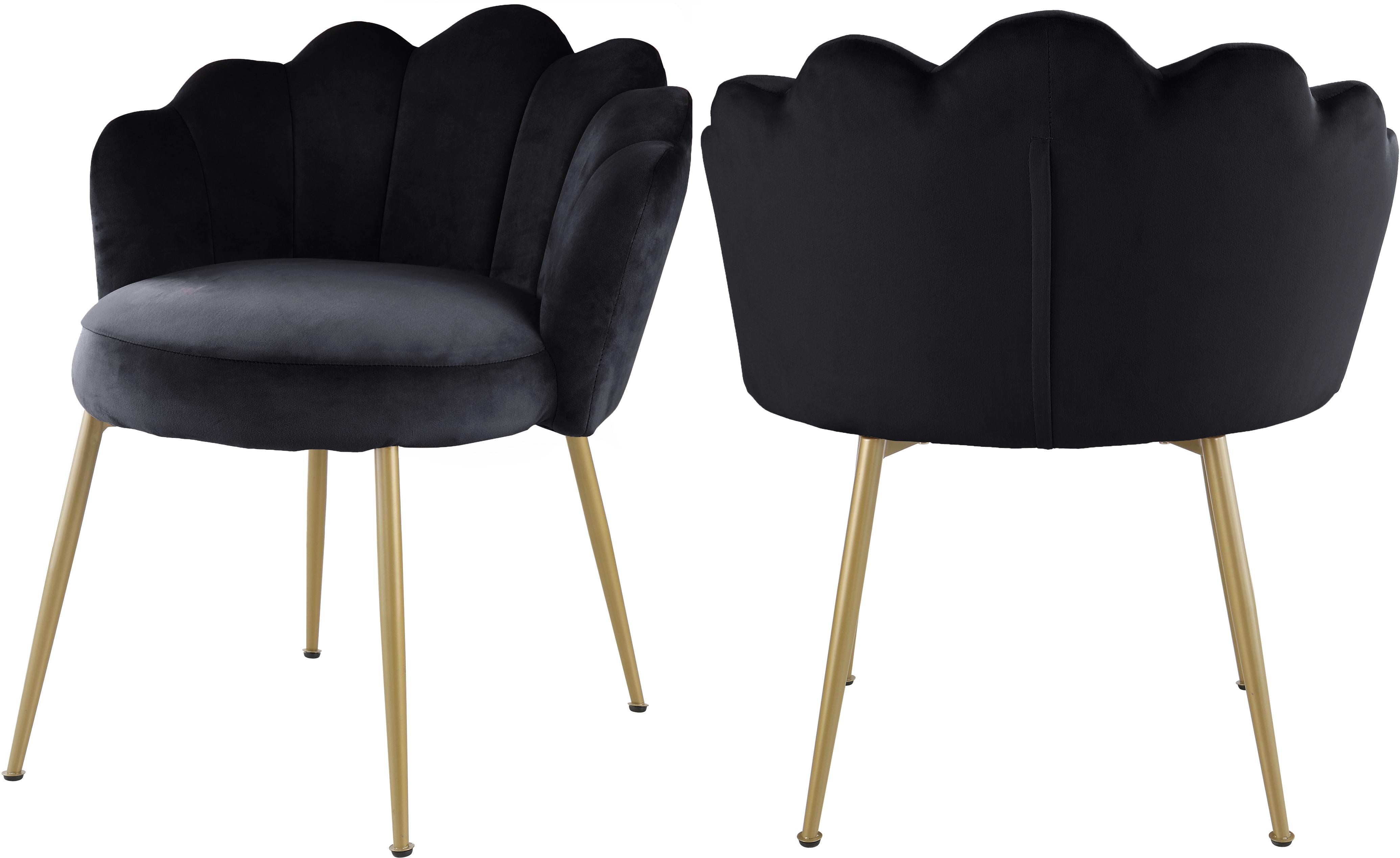Claire Black Velvet Dining Chair - Luxury Home Furniture (MI)