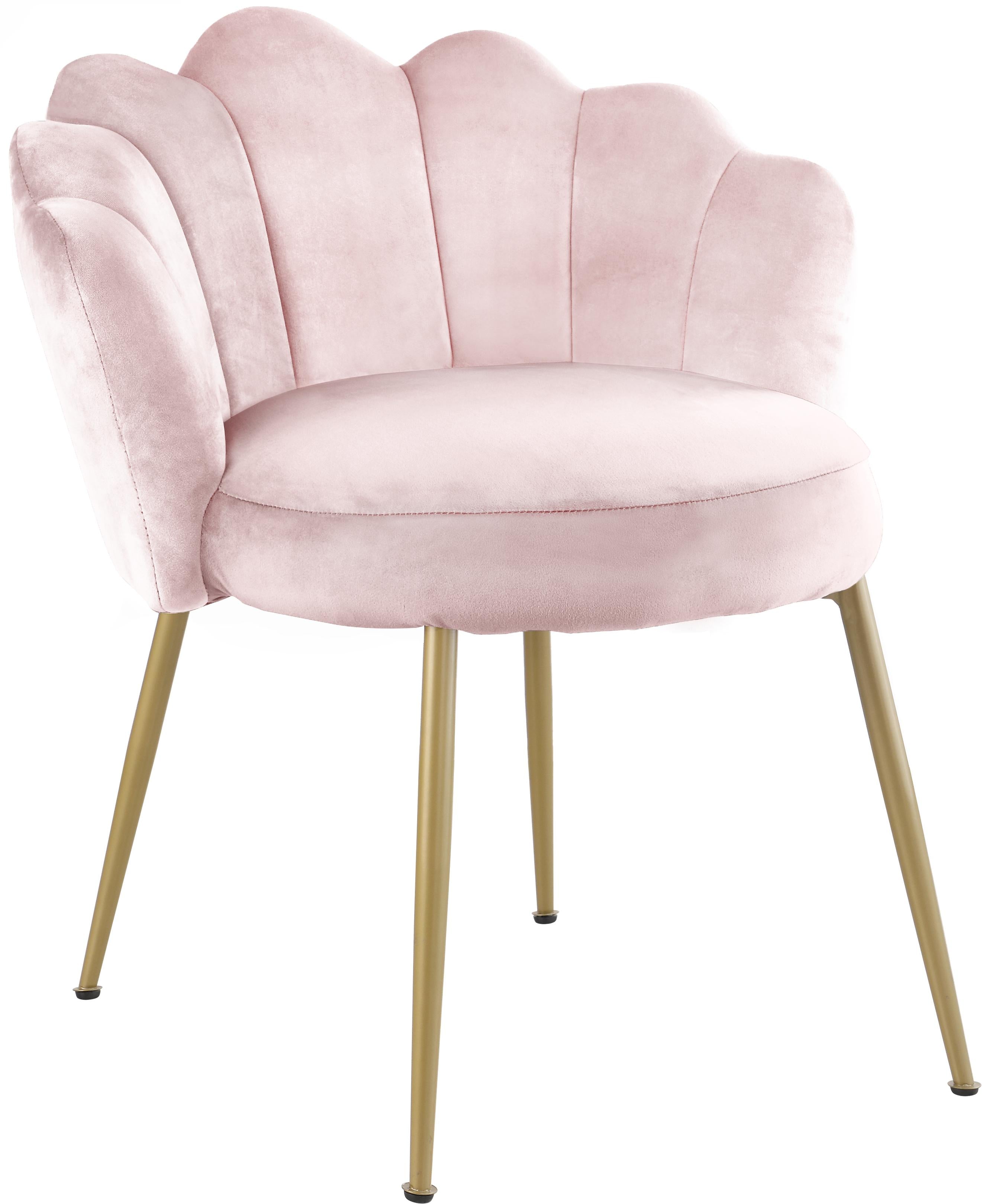 Claire Pink Velvet Dining Chair - Luxury Home Furniture (MI)