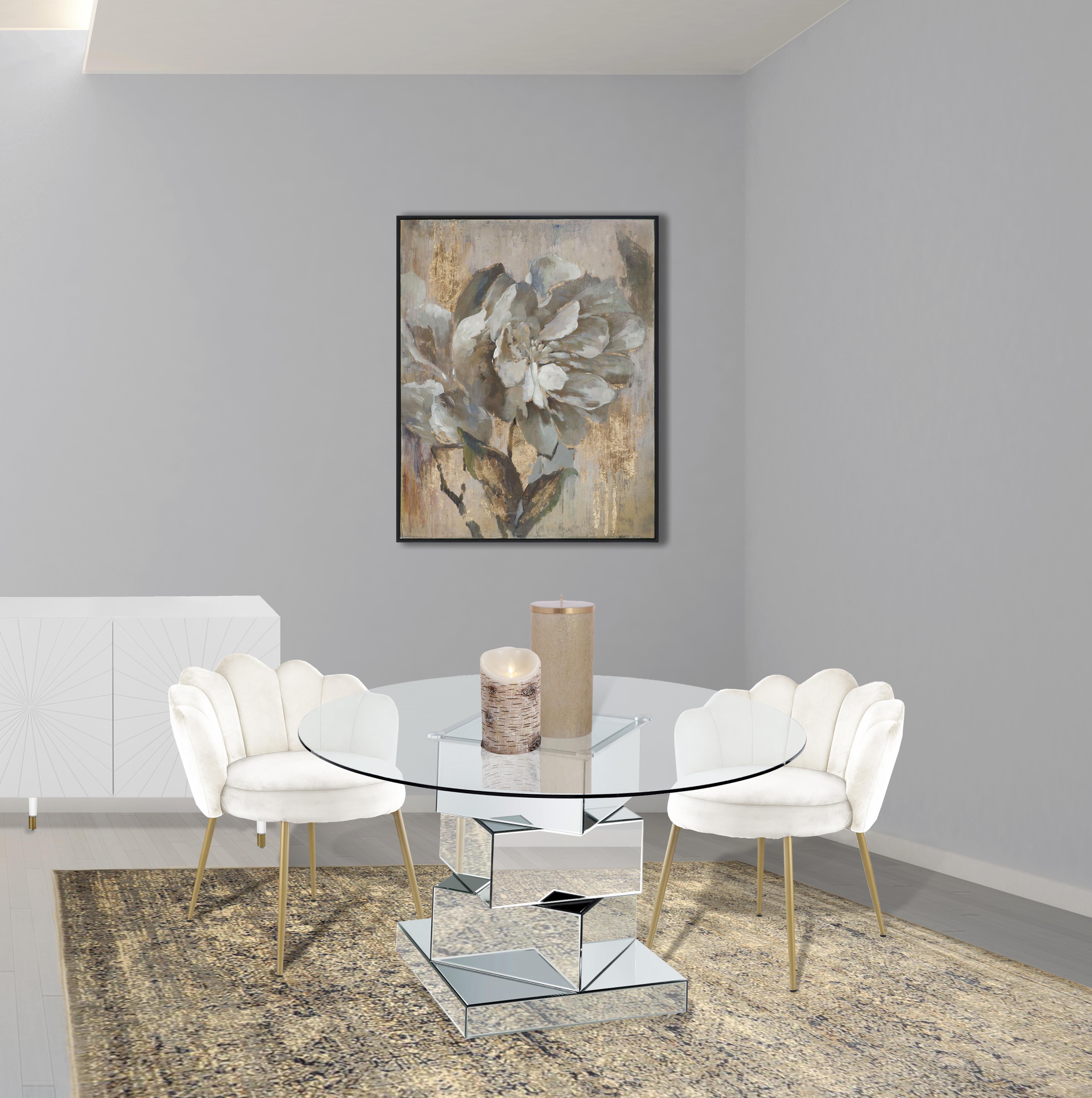 Claire Cream Velvet Dining Chair - Luxury Home Furniture (MI)