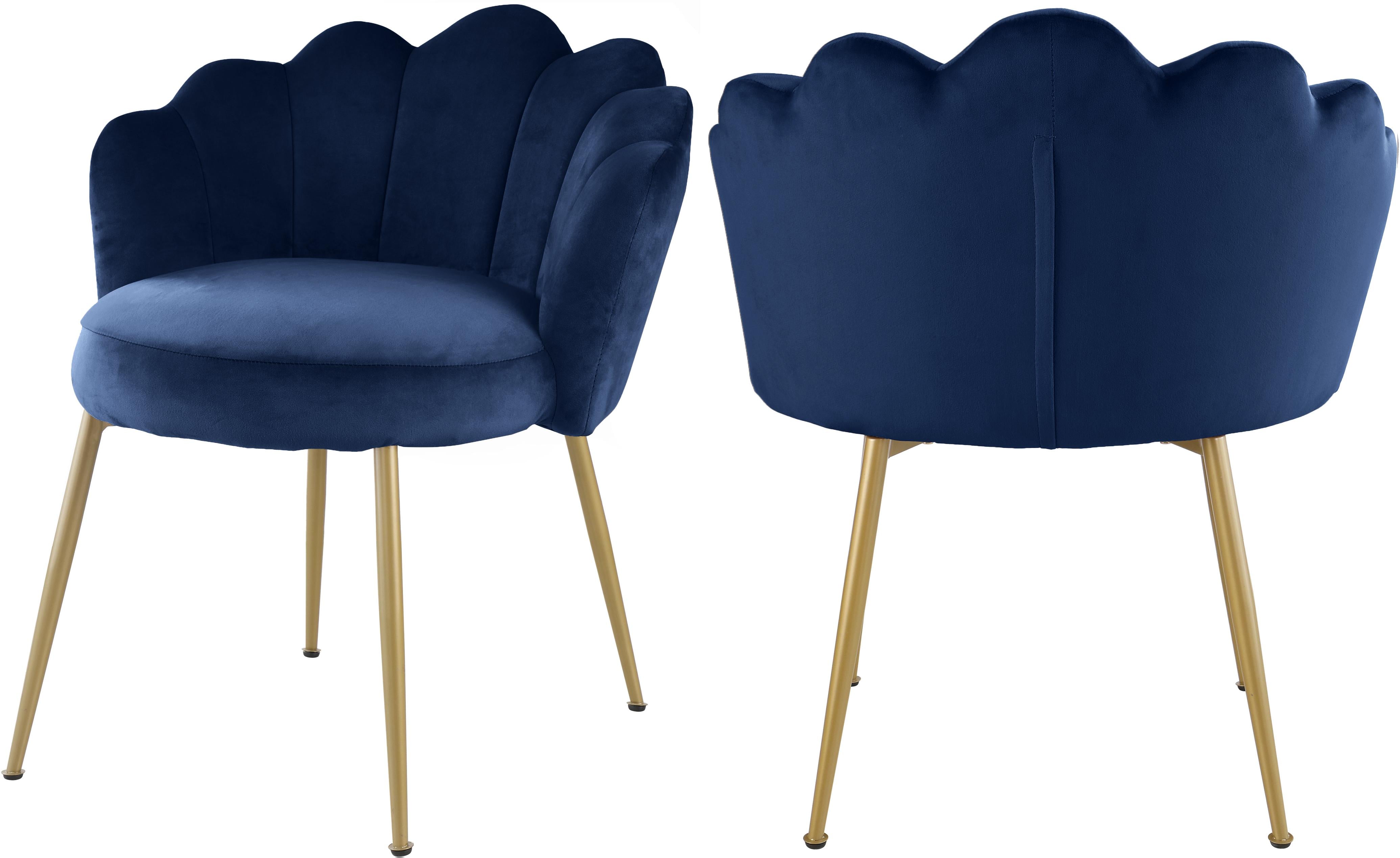 Claire Navy Velvet Dining Chair - Luxury Home Furniture (MI)