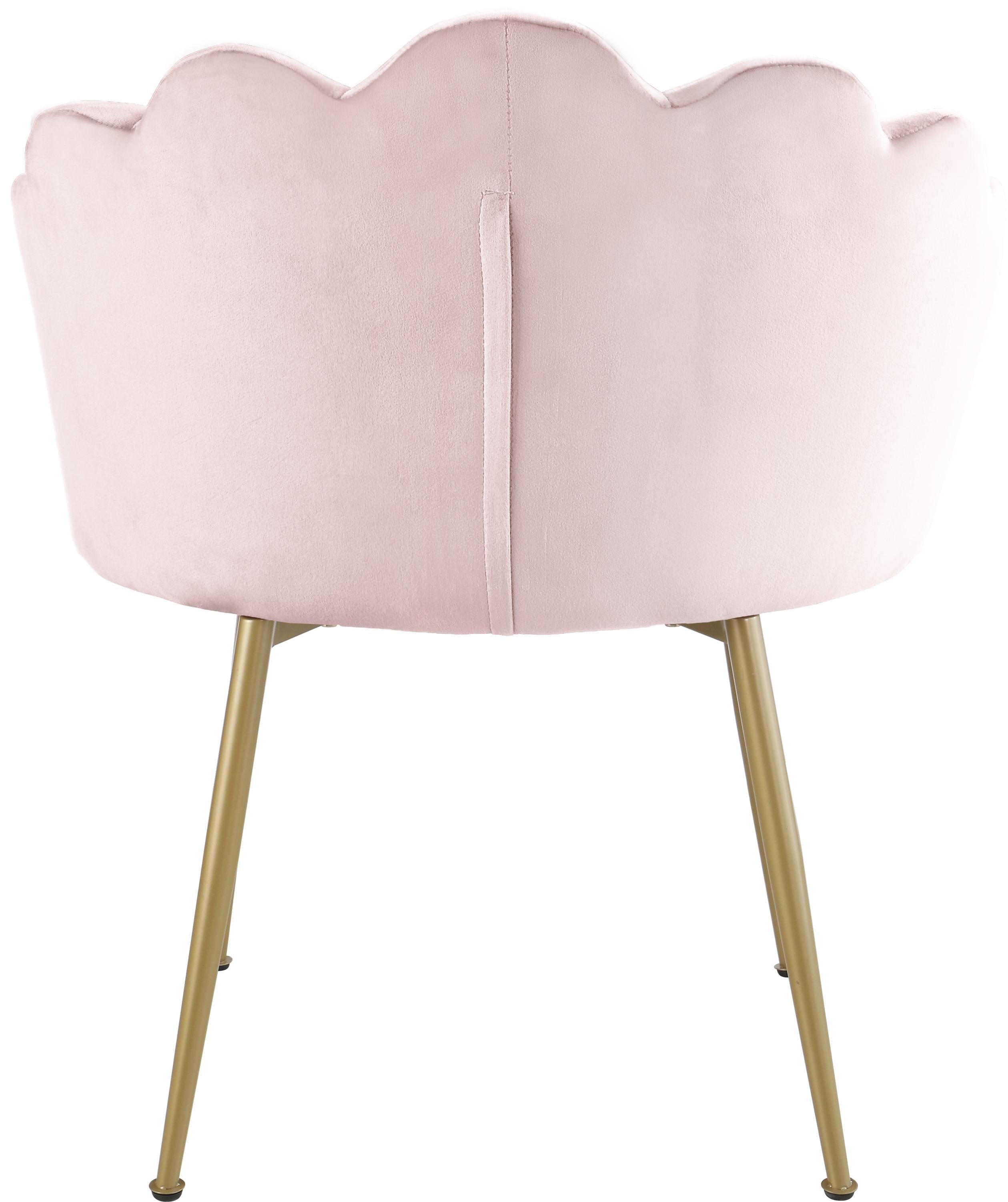 Claire Pink Velvet Dining Chair - Luxury Home Furniture (MI)