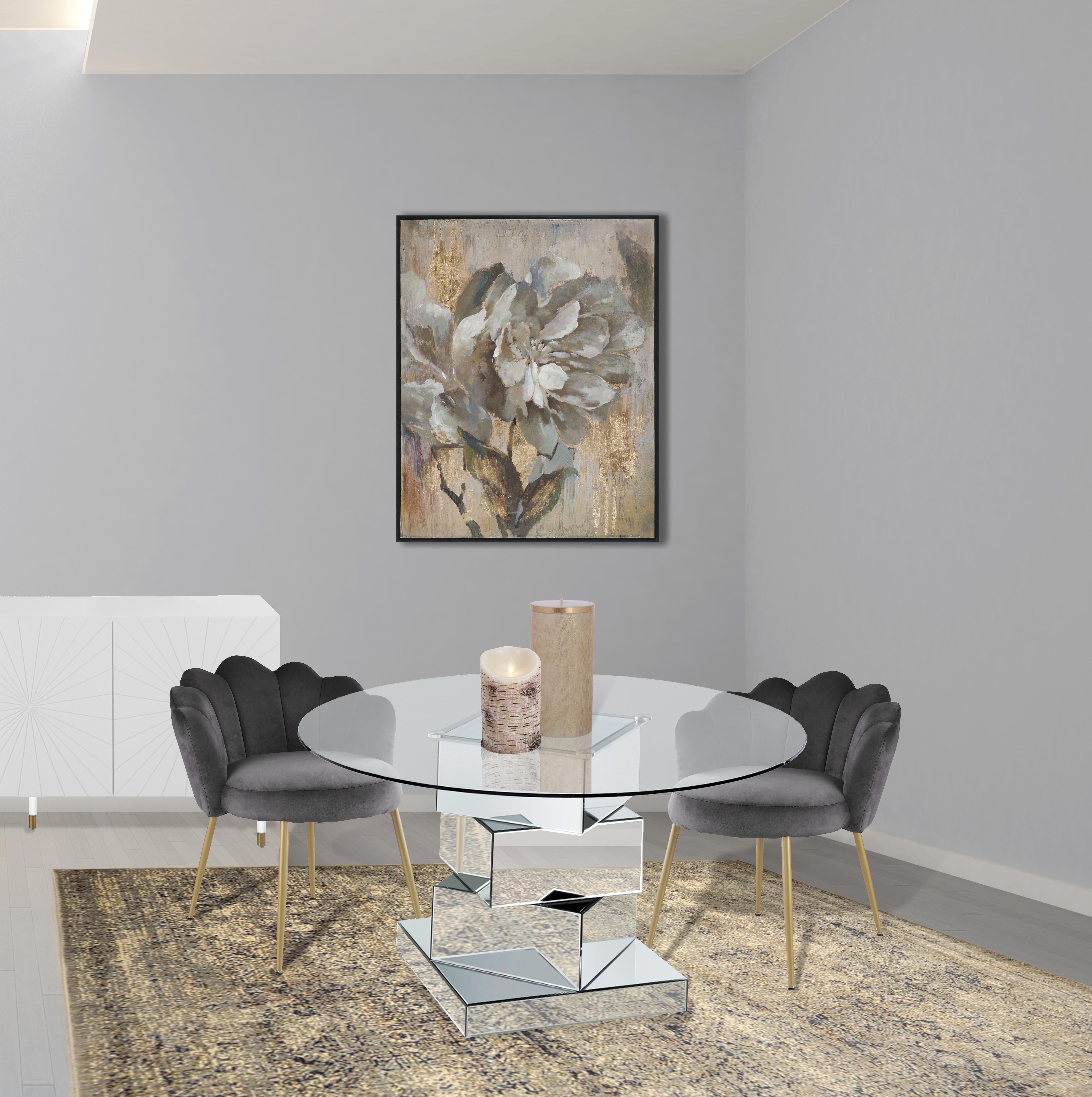 Claire Grey Velvet Dining Chair - Luxury Home Furniture (MI)