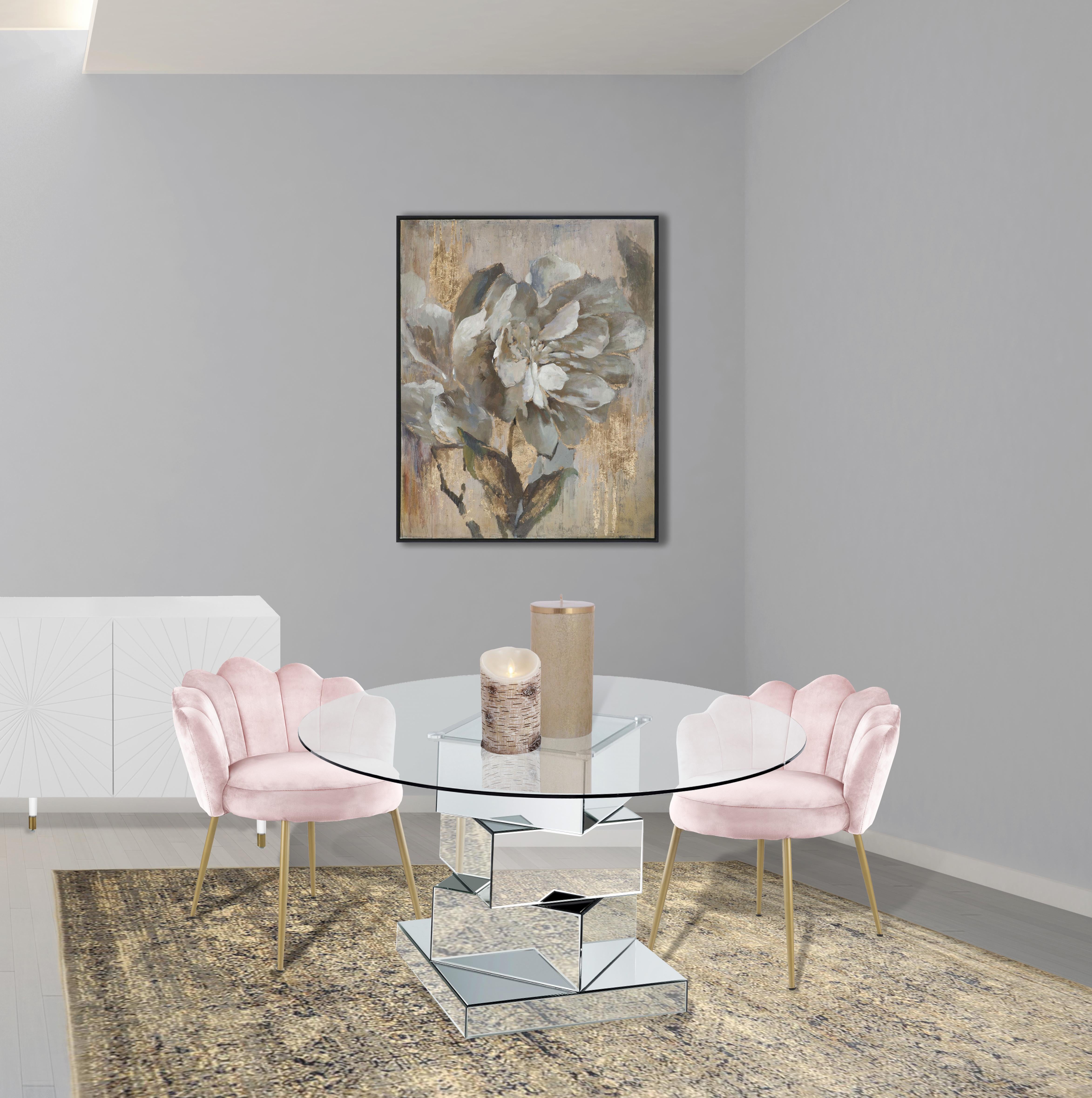 Claire Pink Velvet Dining Chair - Luxury Home Furniture (MI)