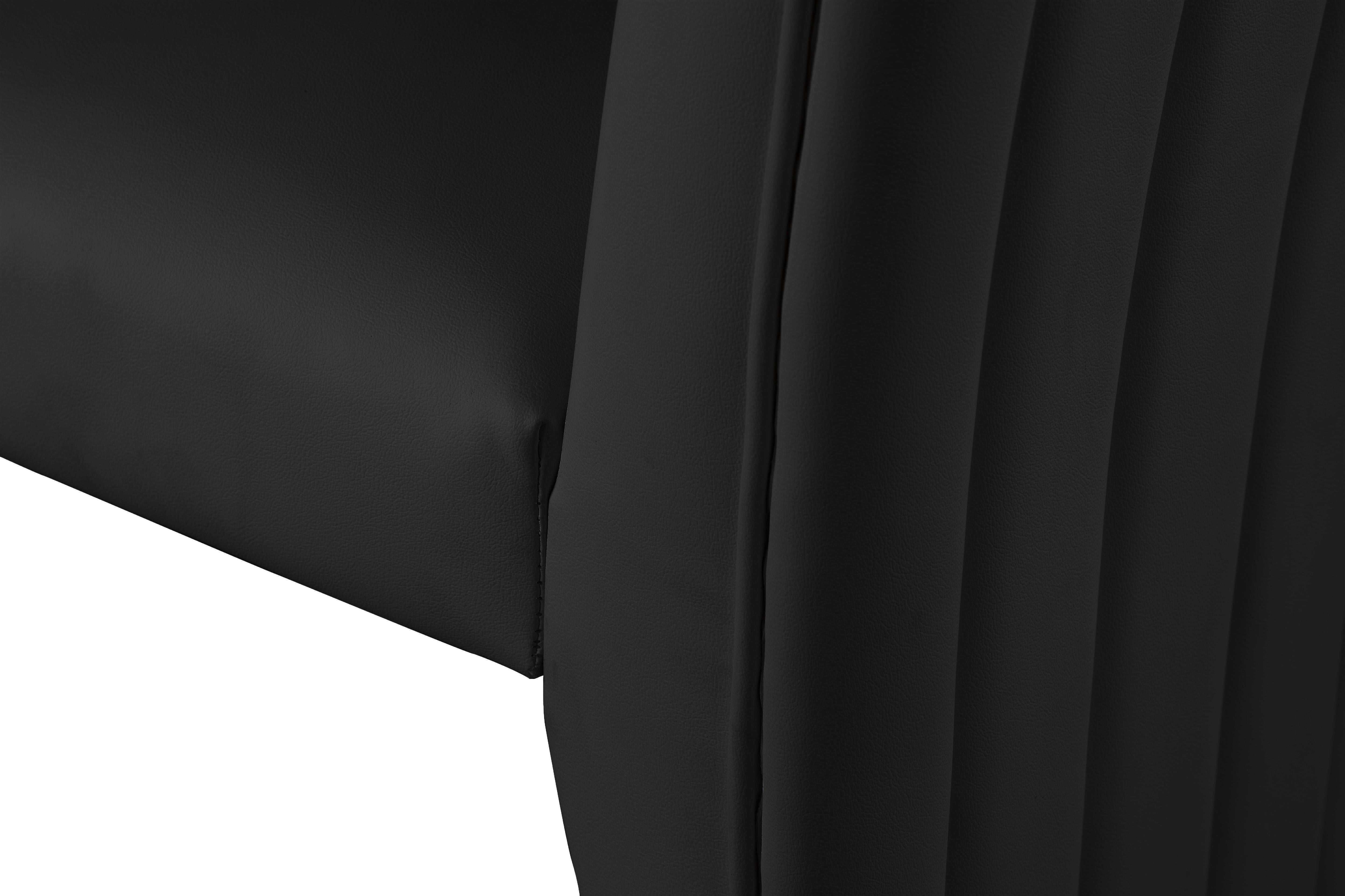 Porsha Black Faux Leather Dining Chair - Luxury Home Furniture (MI)